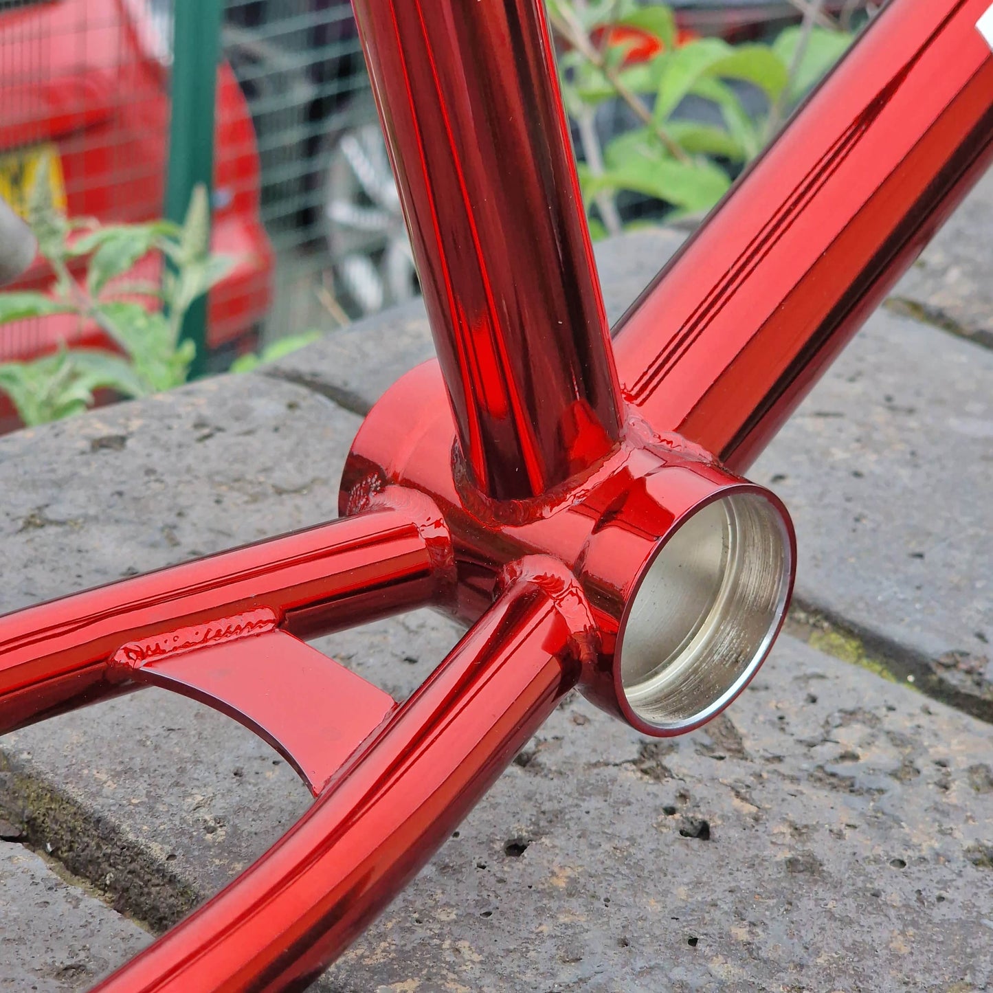 Hutch Old School BMX Hutch Trick Star 20" Frame and Fork Candy Red
