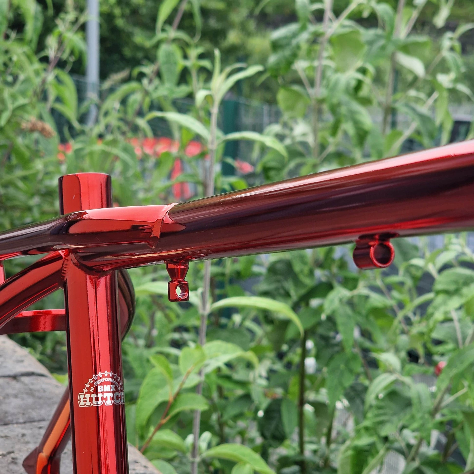 Hutch Old School BMX Hutch Trick Star 20" Frame and Fork Candy Red