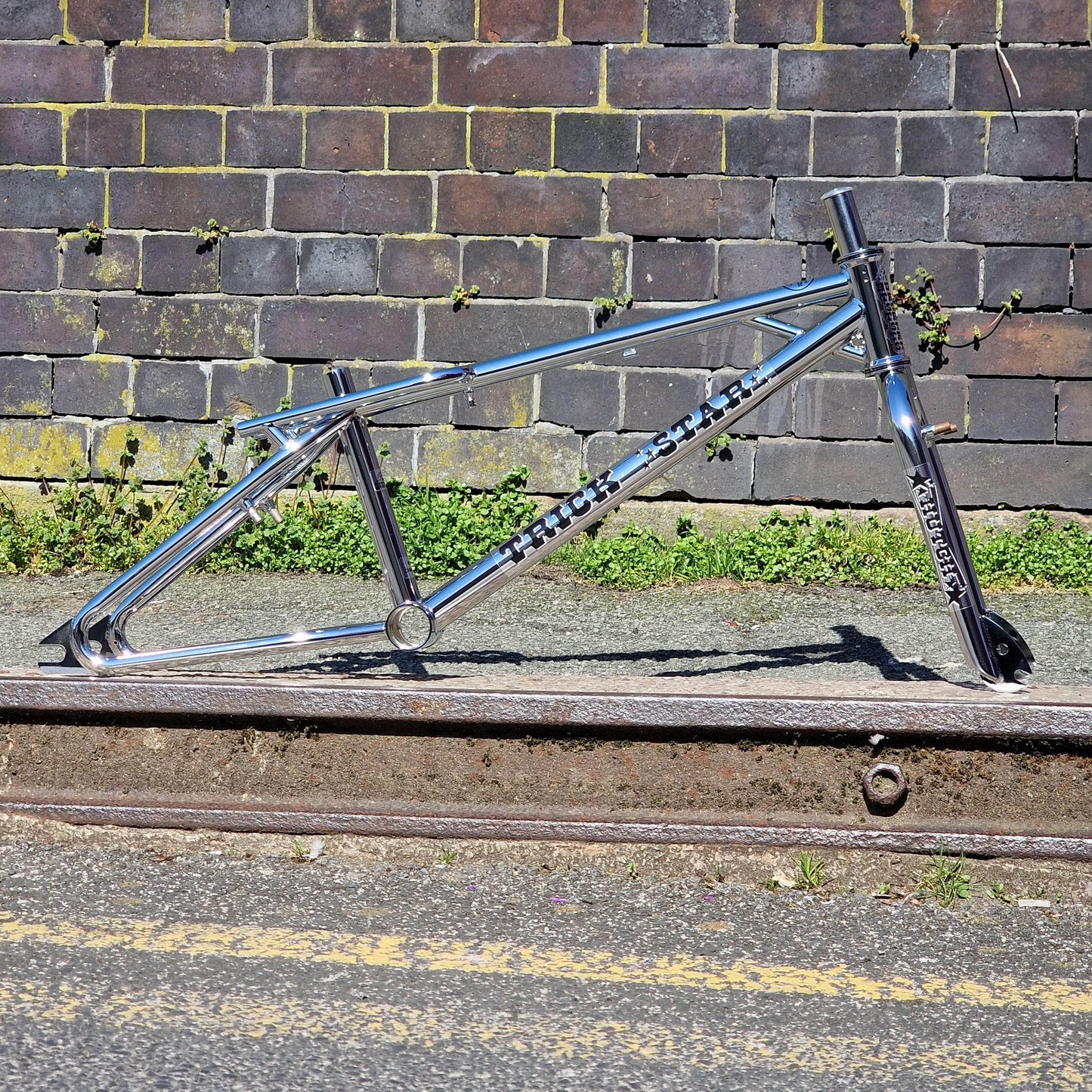 Hutch Old School BMX Hutch Trick Star 20" Frame and Fork Chrome