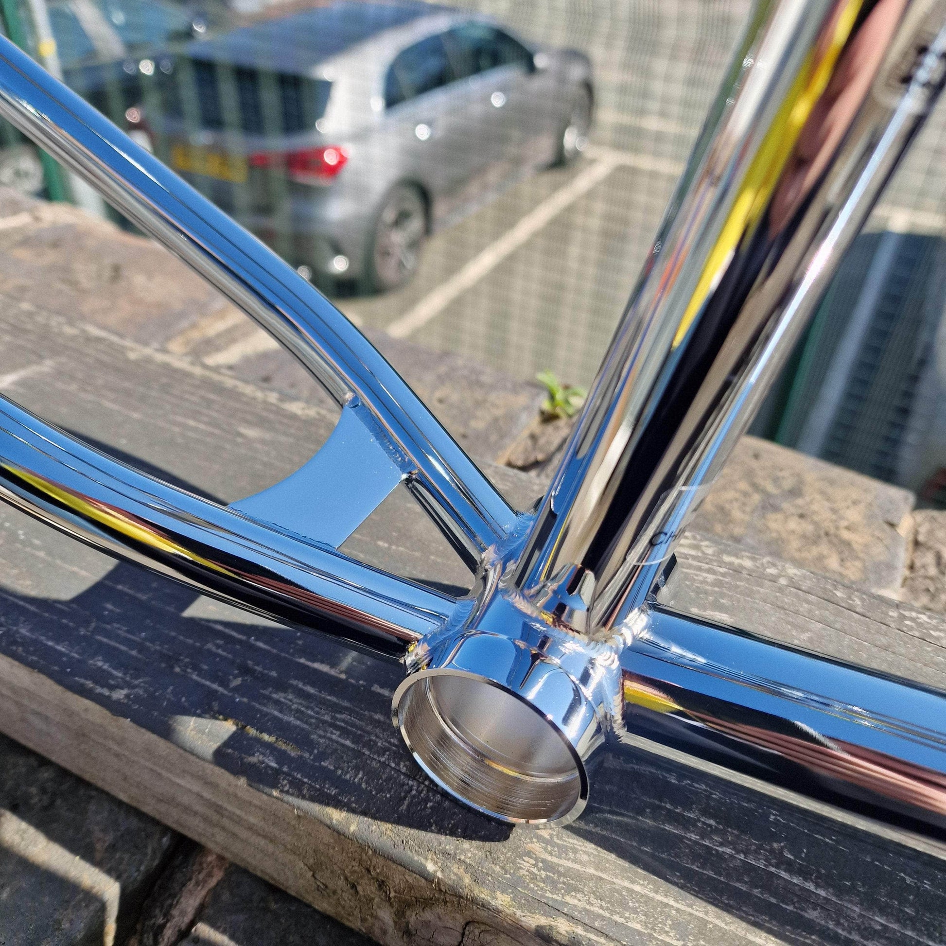 Chrome Bmx Bike Chrome Plating Bike Frame Cost DMR Vault Flat