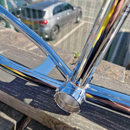 Hutch Old School BMX Hutch Trick Star 20" Frame and Fork Chrome