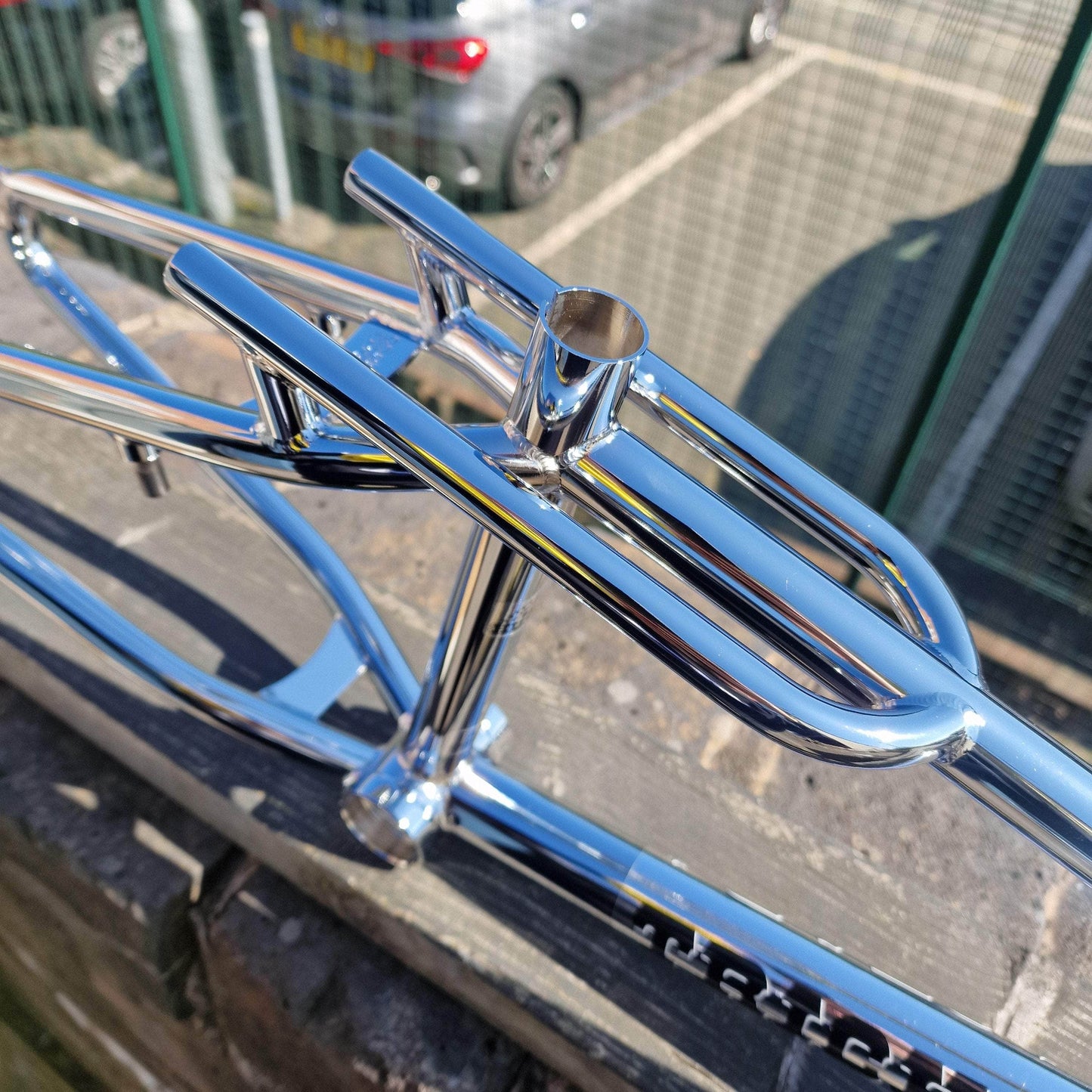 Hutch Old School BMX Hutch Trick Star 20" Frame and Fork Chrome