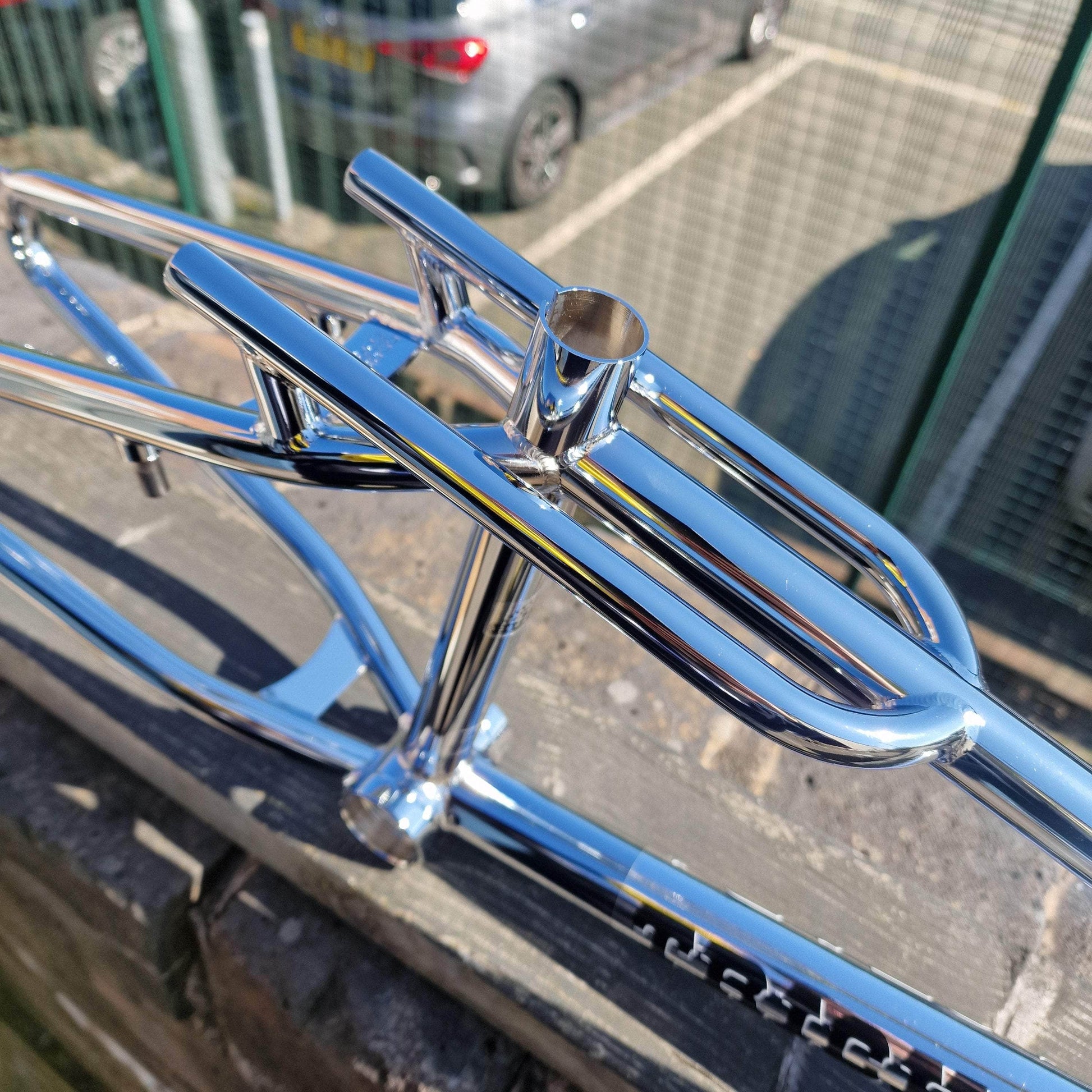 Hutch Old School BMX Hutch Trick Star 20" Frame and Fork Chrome