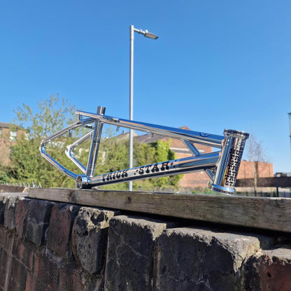 Hutch Old School BMX Hutch Trick Star 20" Frame and Fork Chrome