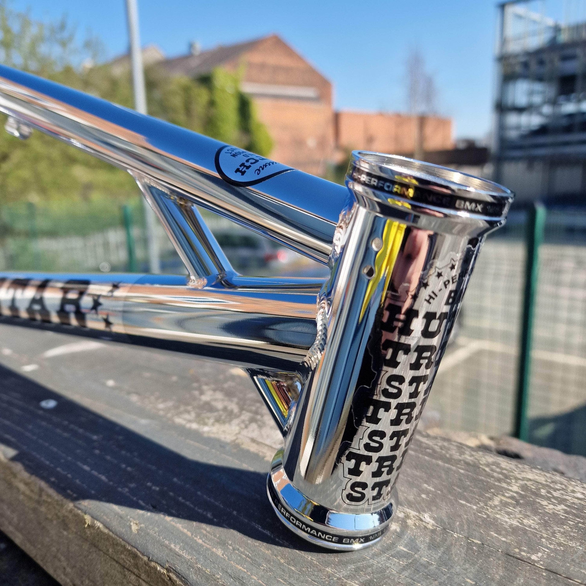 Hutch Old School BMX Hutch Trick Star 20" Frame and Fork Chrome