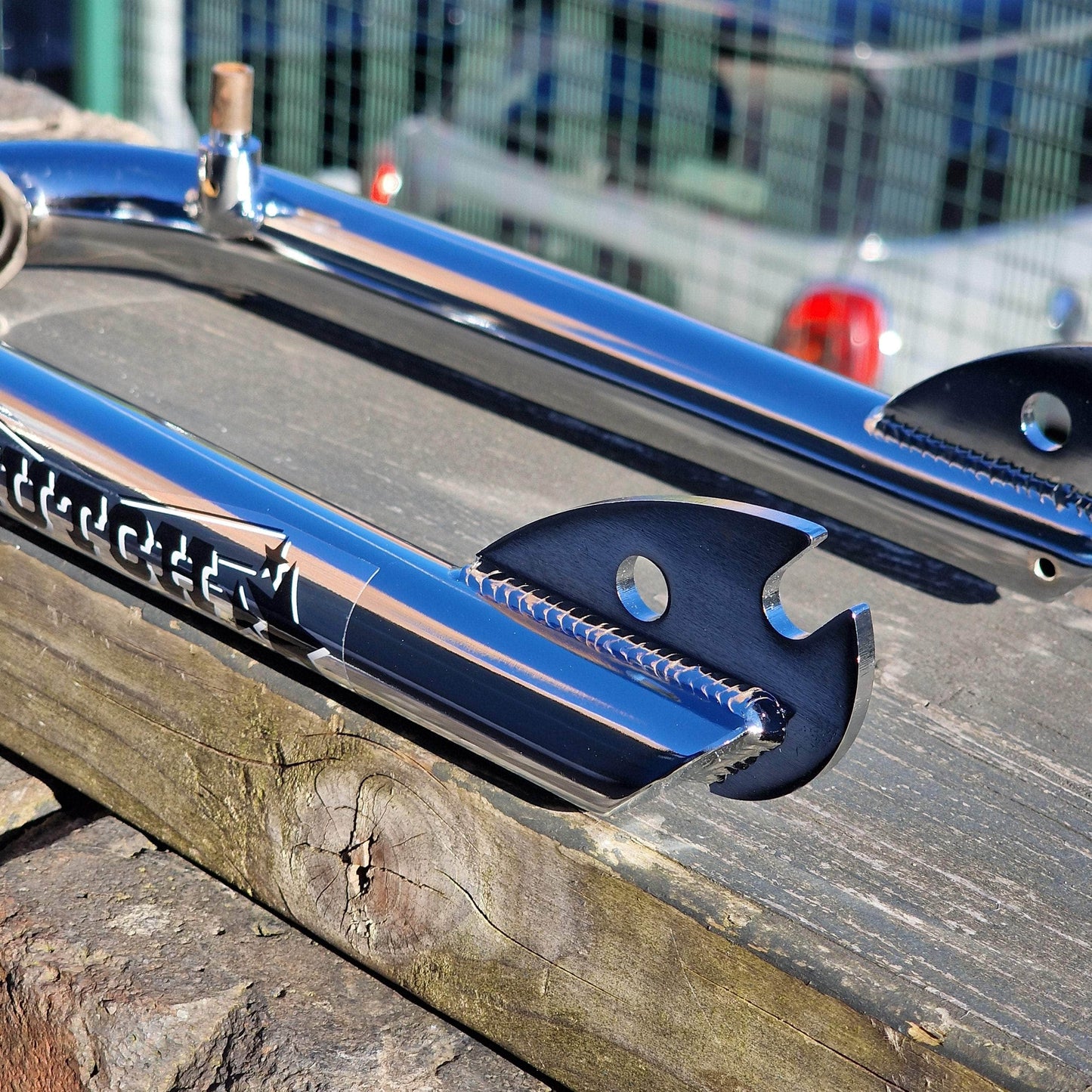 Hutch Old School BMX Hutch Trick Star 20" Frame and Fork Chrome