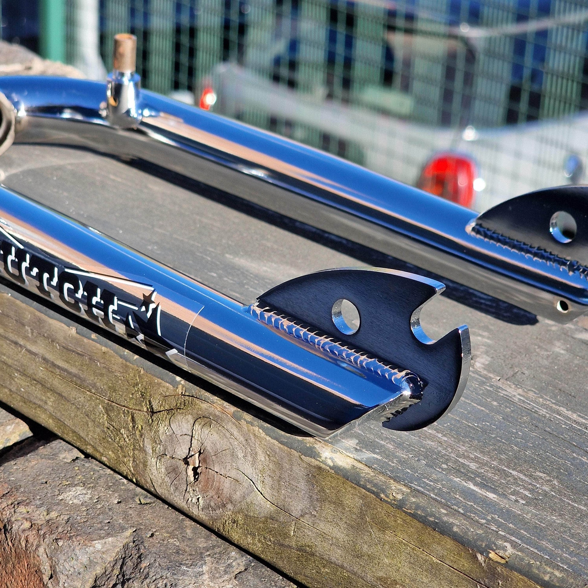 Hutch Old School BMX Hutch Trick Star 20" Frame and Fork Chrome