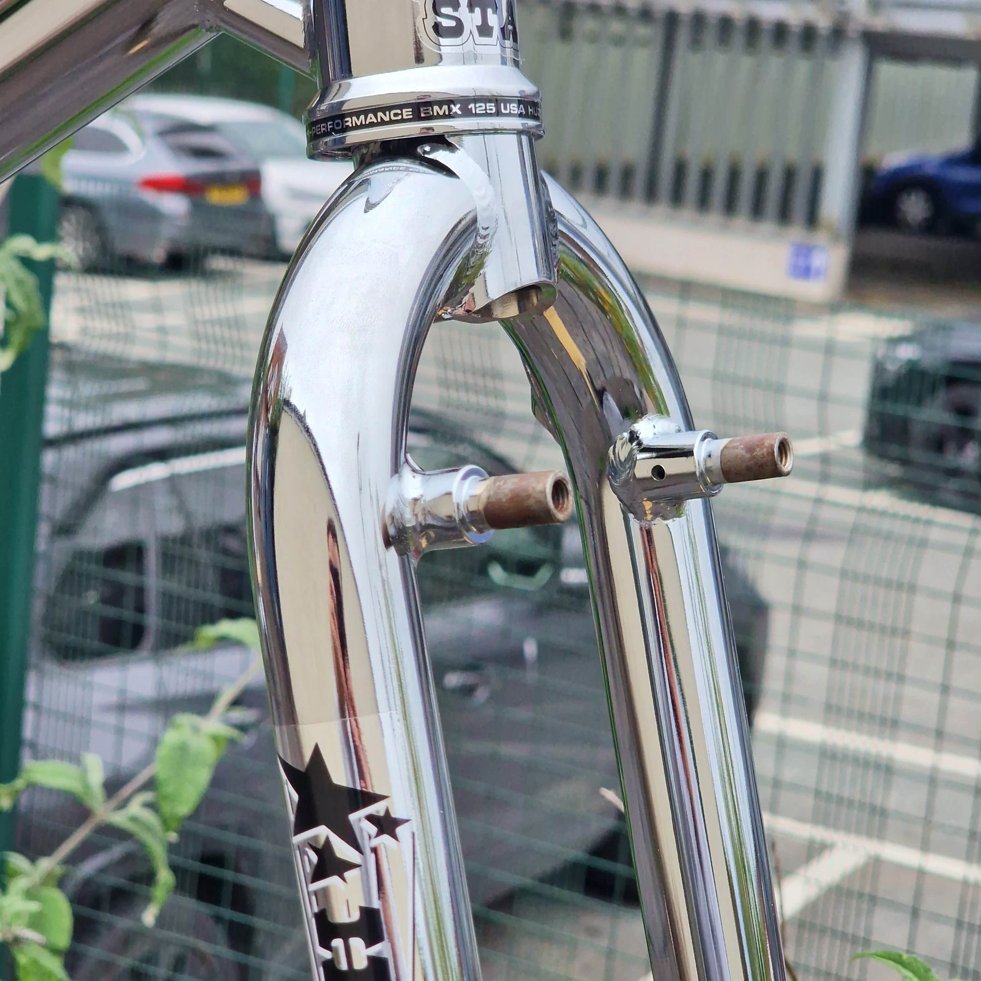 Hutch Old School BMX Hutch Trick Star 20" Frame and Fork Chrome