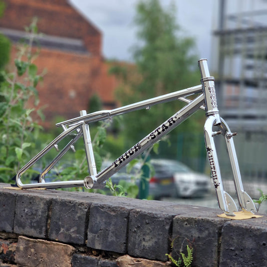 Hutch Old School BMX Hutch Trick Star 20" Frame and Fork Chrome