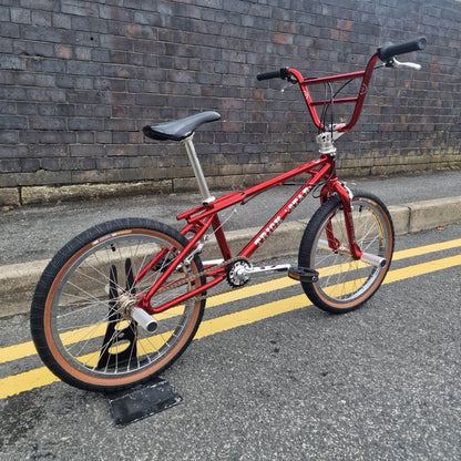 Hutch Old School BMX Bikes Candy Red Hutch Trick Star Complete 20" Bike Candy Red