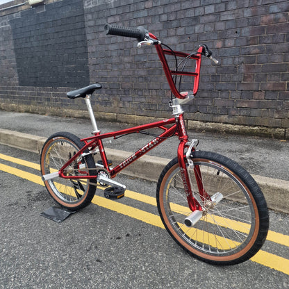 Hutch Old School BMX Bikes Candy Red Hutch Trick Star Complete 20" Bike Candy Red