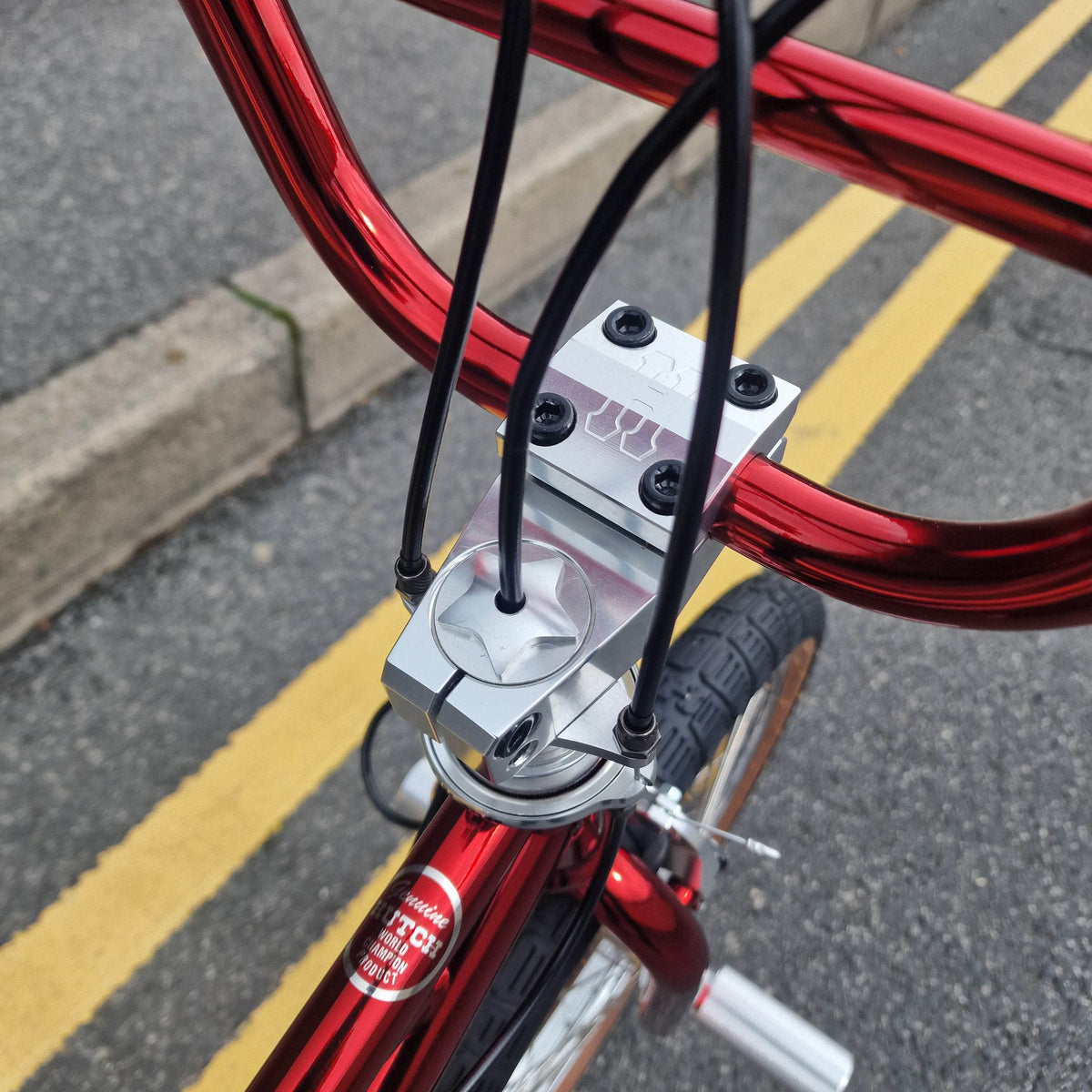 Hutch Old School BMX Bikes Candy Red Hutch Trick Star Complete 20" Bike Candy Red