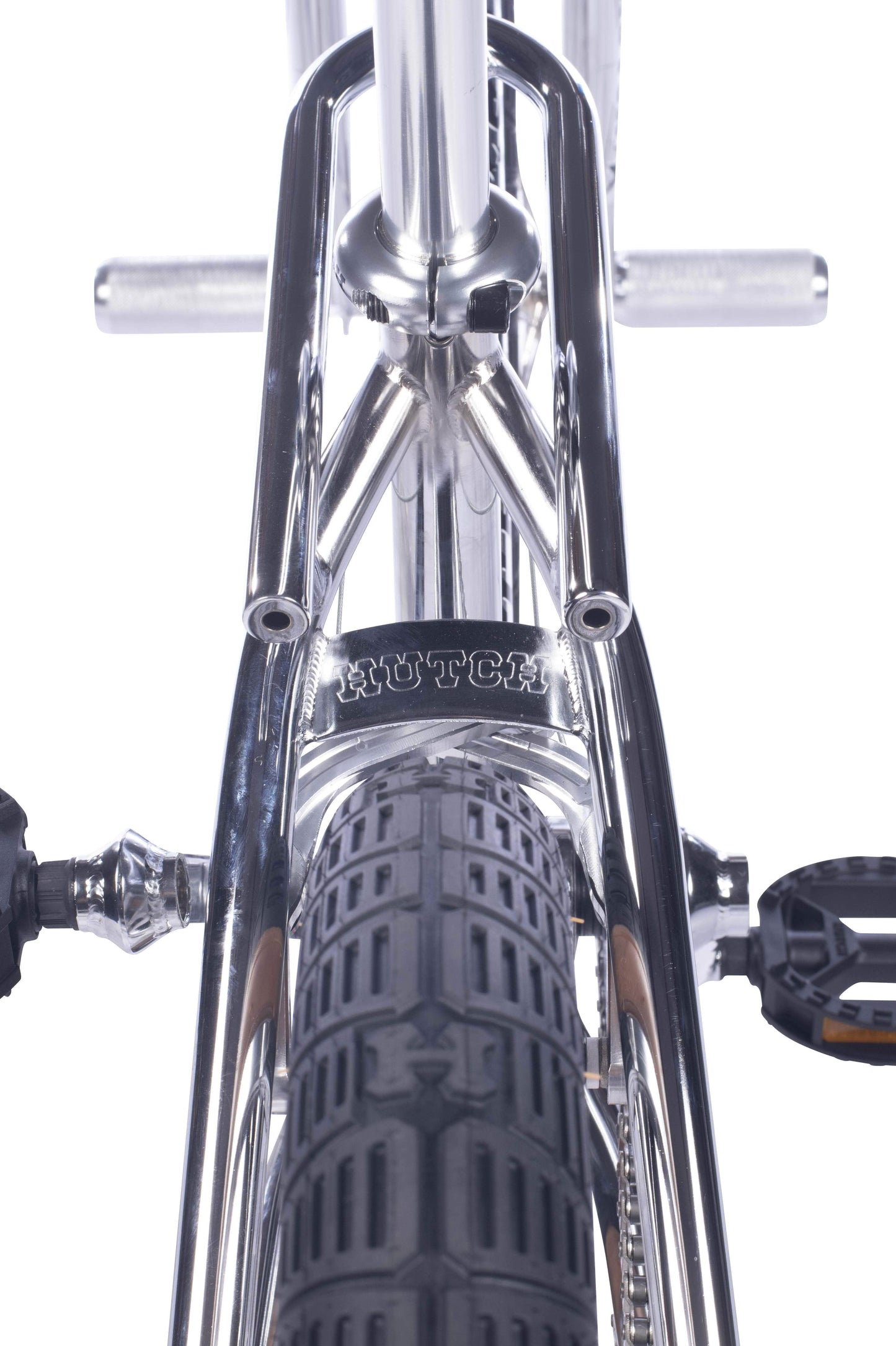 Hutch Old School BMX Chrome Hutch Trick Star Complete 20" Bike Chrome