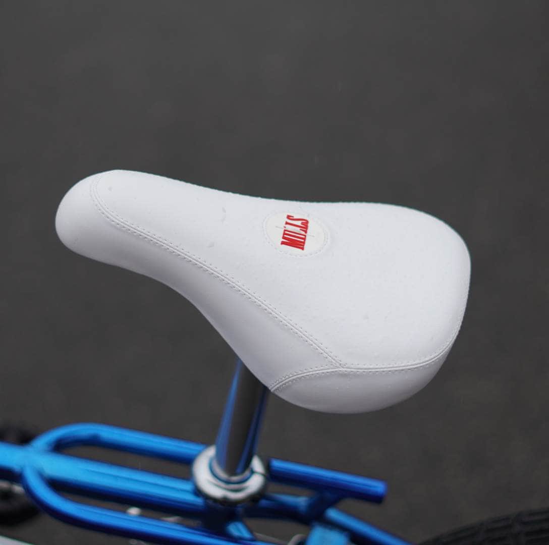 Hutch Old School BMX Bikes Candy Blue/White Hutch Trick Star Custom 20" Bike Candy Blue with Skyways