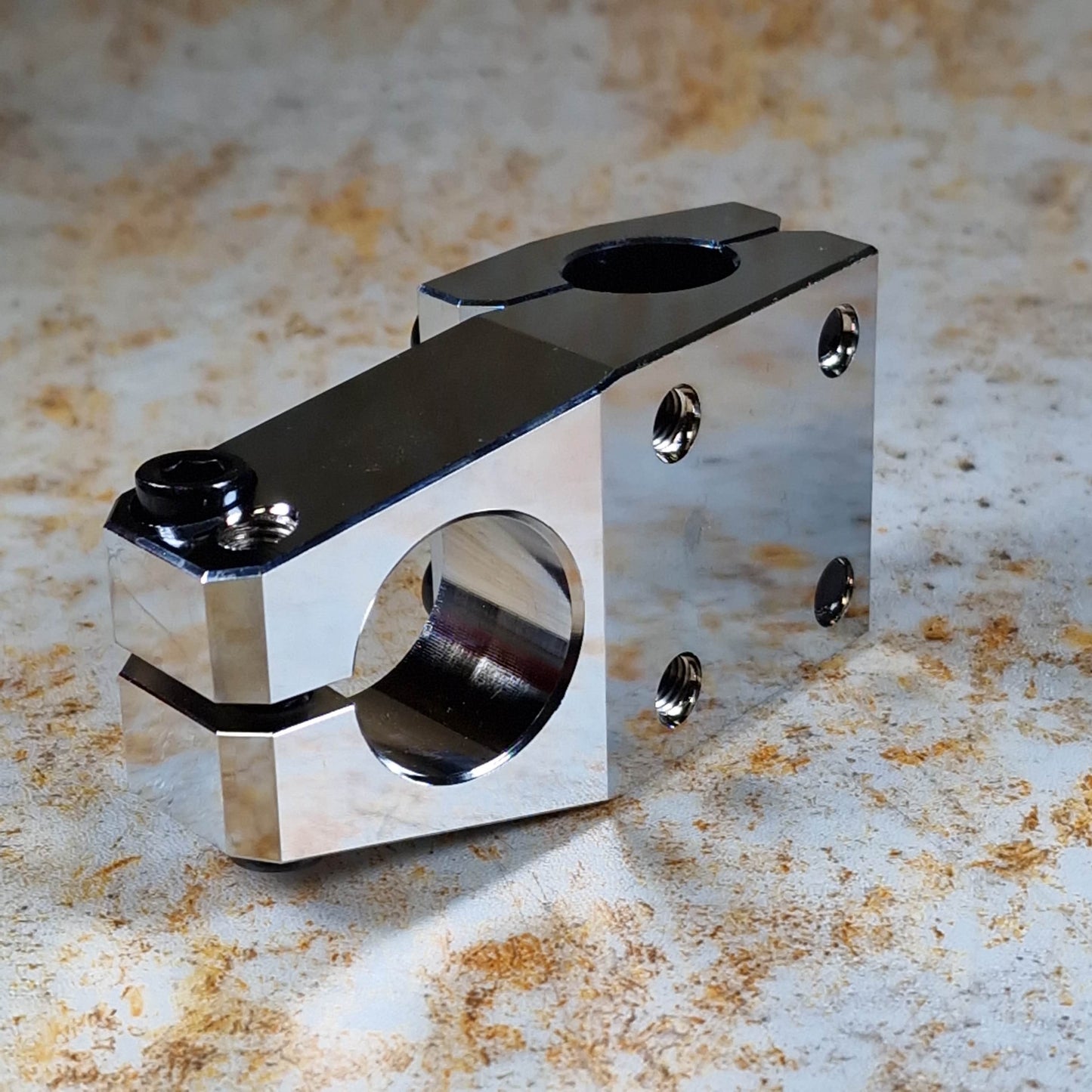 Hutch BMX Parts Hutch Western H Clamp On Stem Chrome