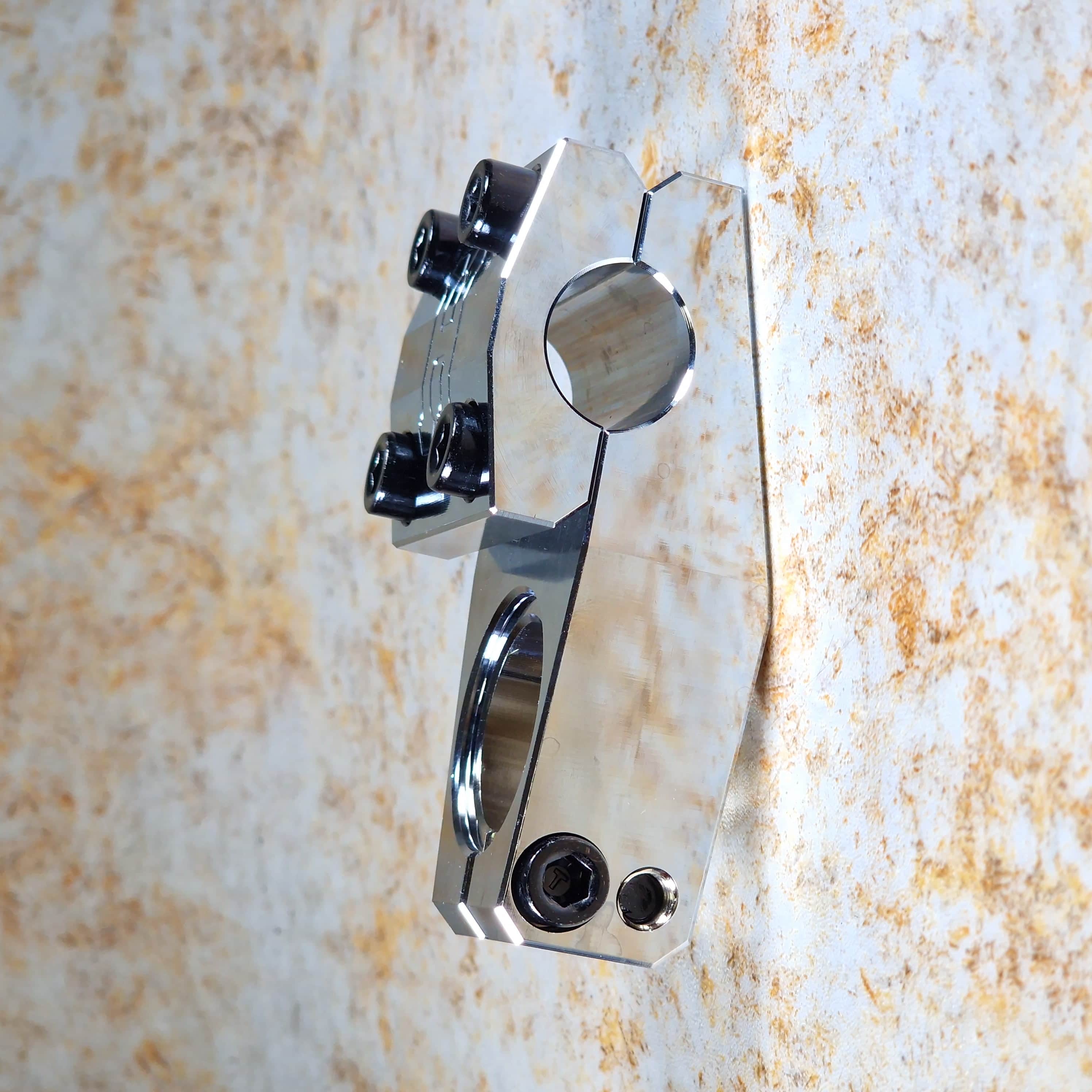 Hutch H Clamp On Top Load BMX Stem Chrome | Alans BMX