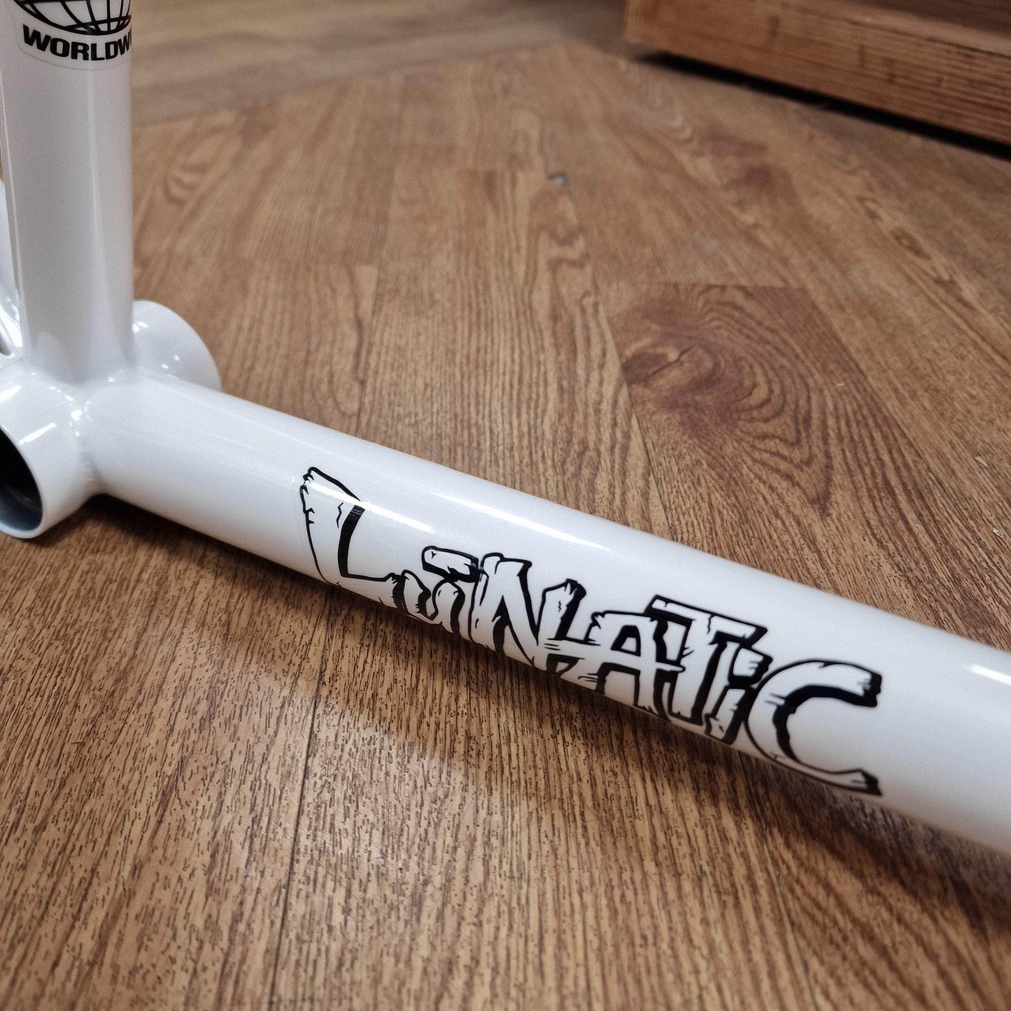 Hyper BMX Parts 20.8 / White Hyper Brandon Loupos Lunatic Frame Gloss White