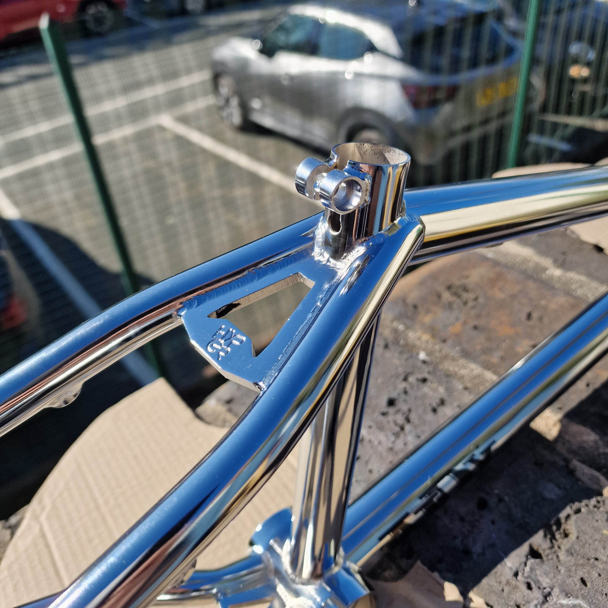 Hyper BMX Parts Hyper Indy Logan Martin Frame Chrome