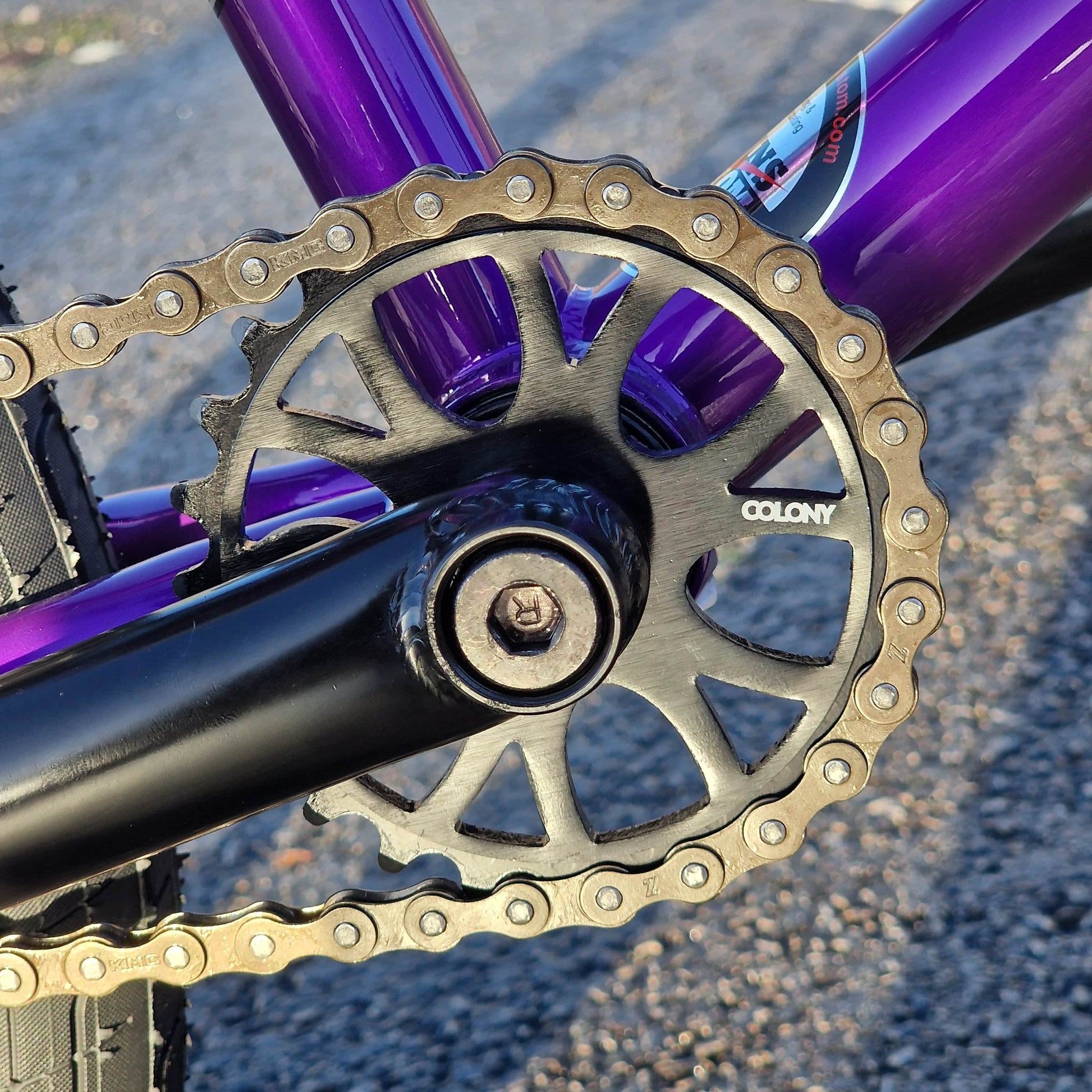 Hyper BMX Parts Hyper Wizard / Colony Custom Bike Purple