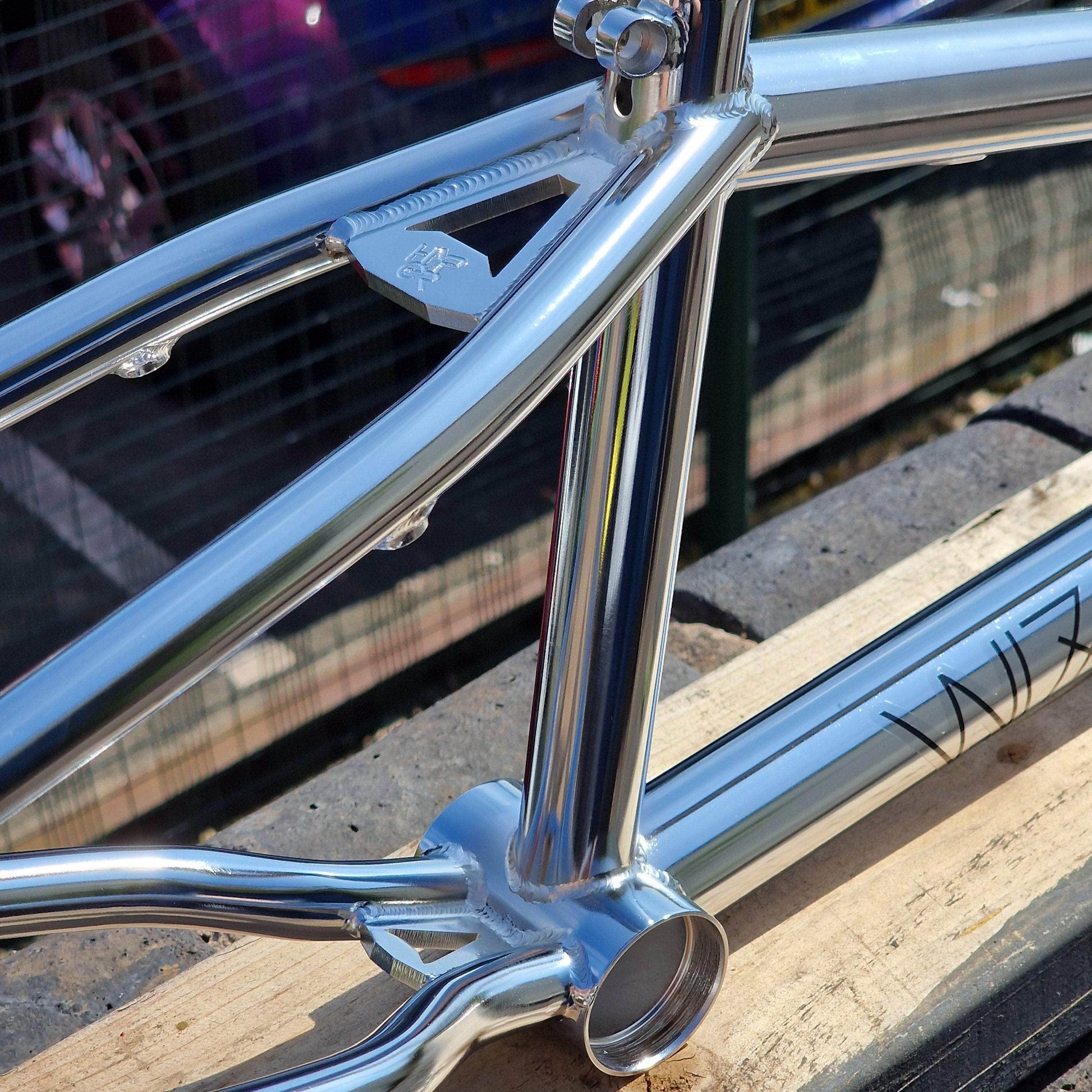 Hyper Wizard BMX Frame Chrome | Alans BMX Hyper Wizard BMX Frame Chrome | Alans BMX