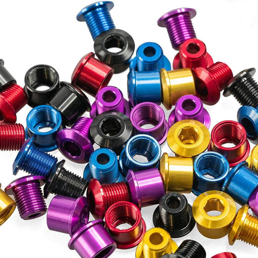 Id Old School BMX ID Coloured Alloy Chainring Bolts (5) 8.5mm Double