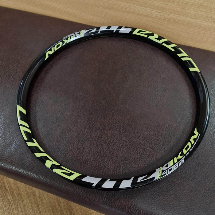 Ikon BMX Racing Black / Neon Yellow / Front Ikon Ultralite 20" 406 Race Rim