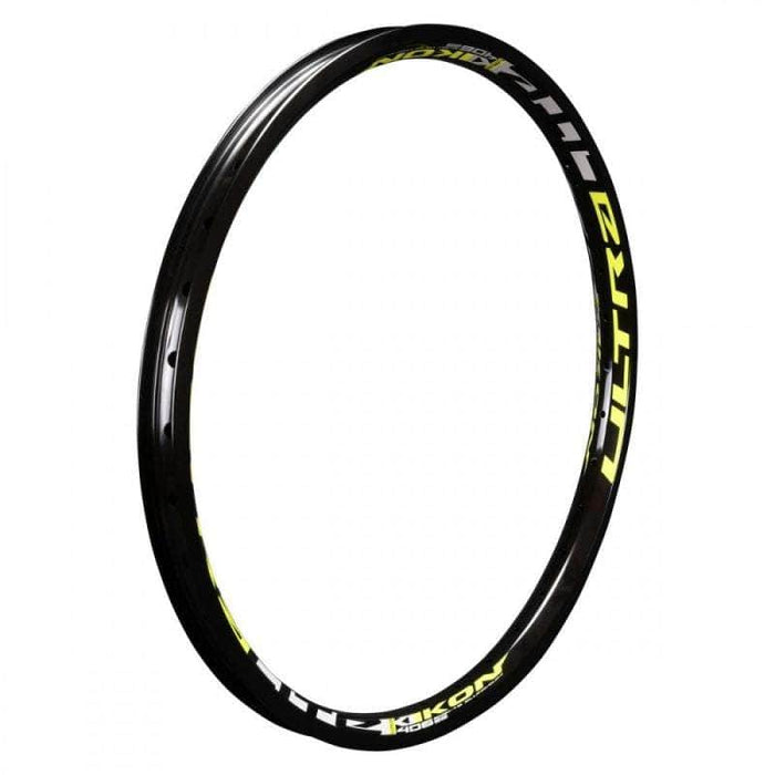Ikon BMX Racing Black / Neon Yellow / Rear Ikon Ultralite 20" 406 Race Rim