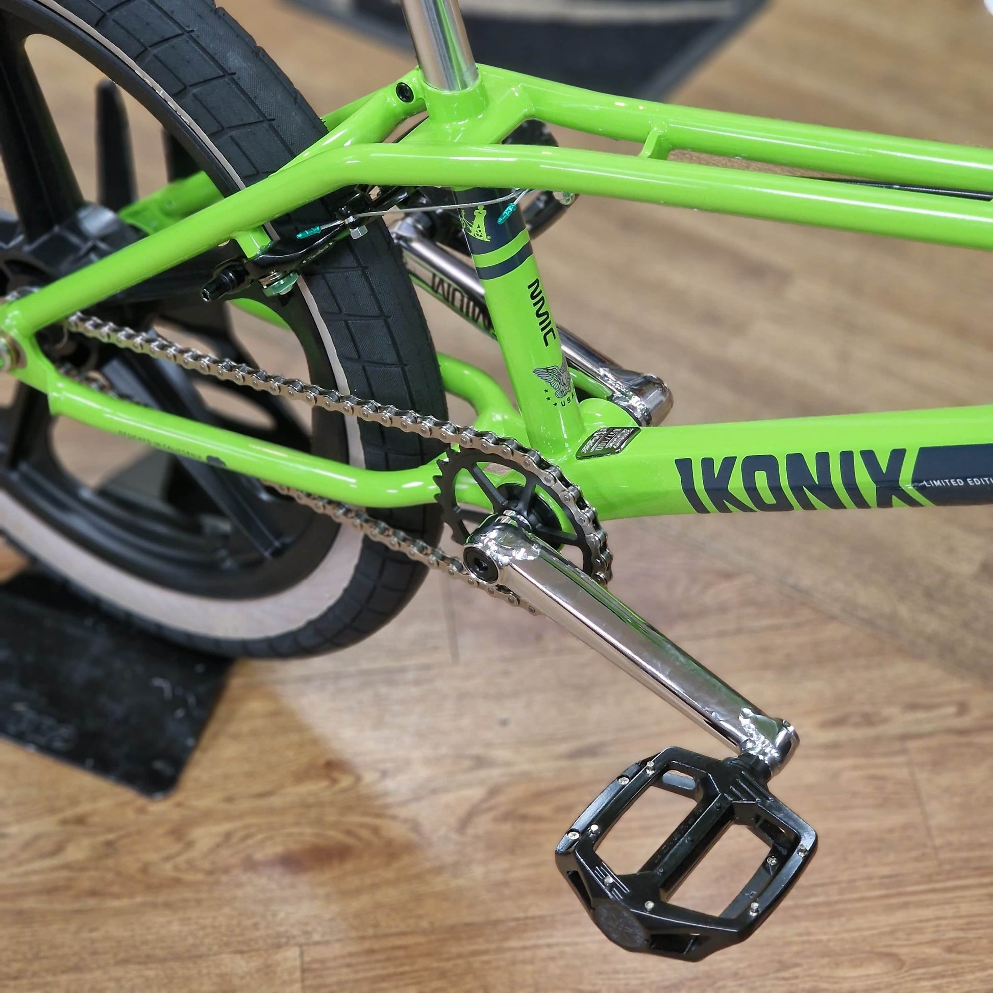 Ikonix Old School BMX Bikes Green / 21 IKONIX Bikes FS1 Custom Bike Green