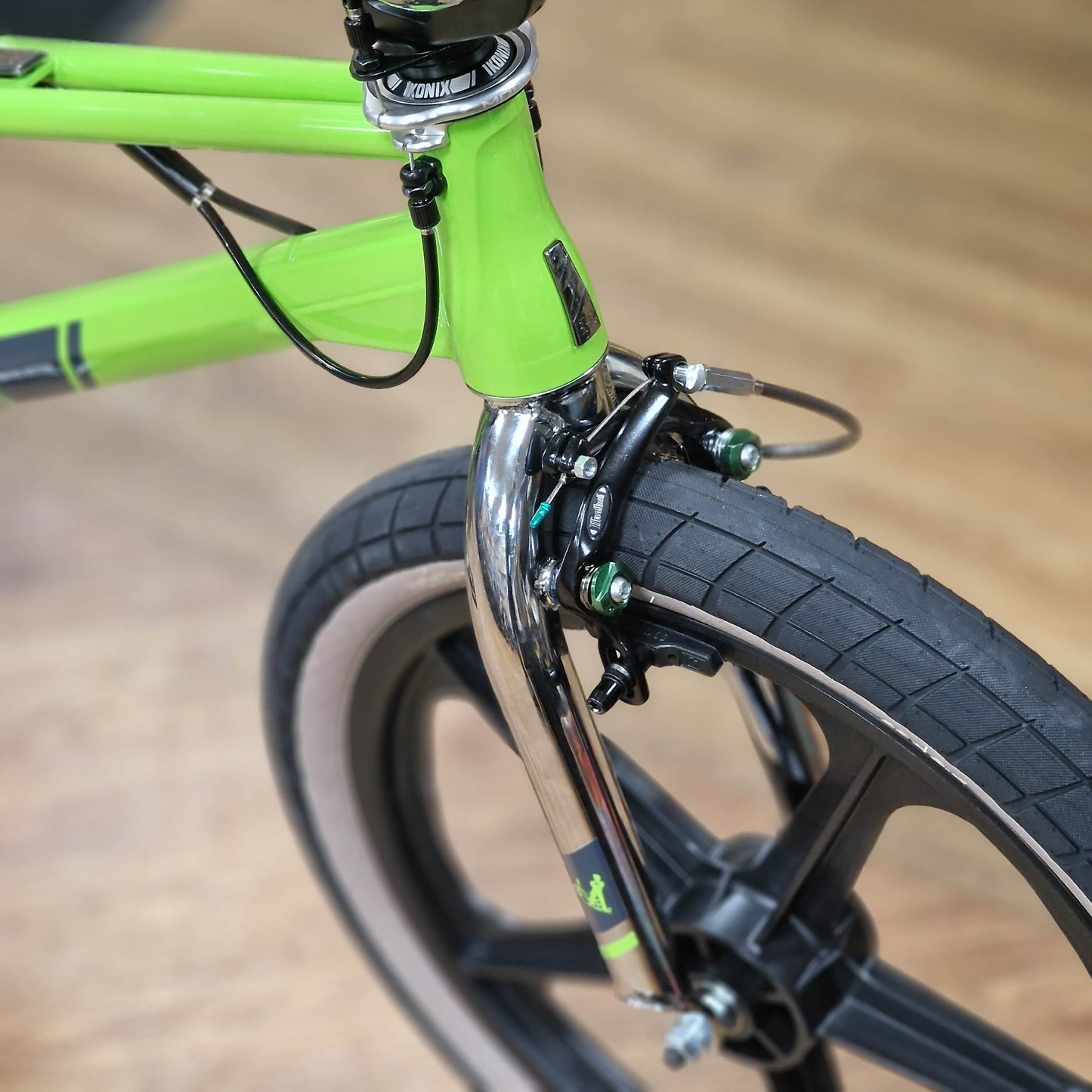 Ikonix Old School BMX Bikes Green / 21 IKONIX Bikes FS1 Custom Bike Green