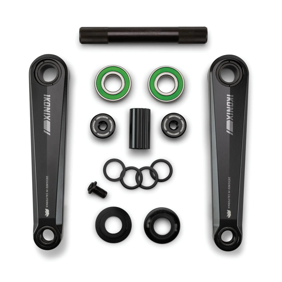 Ikonix BMX Parts 175mm IKONIX Billet Crankset