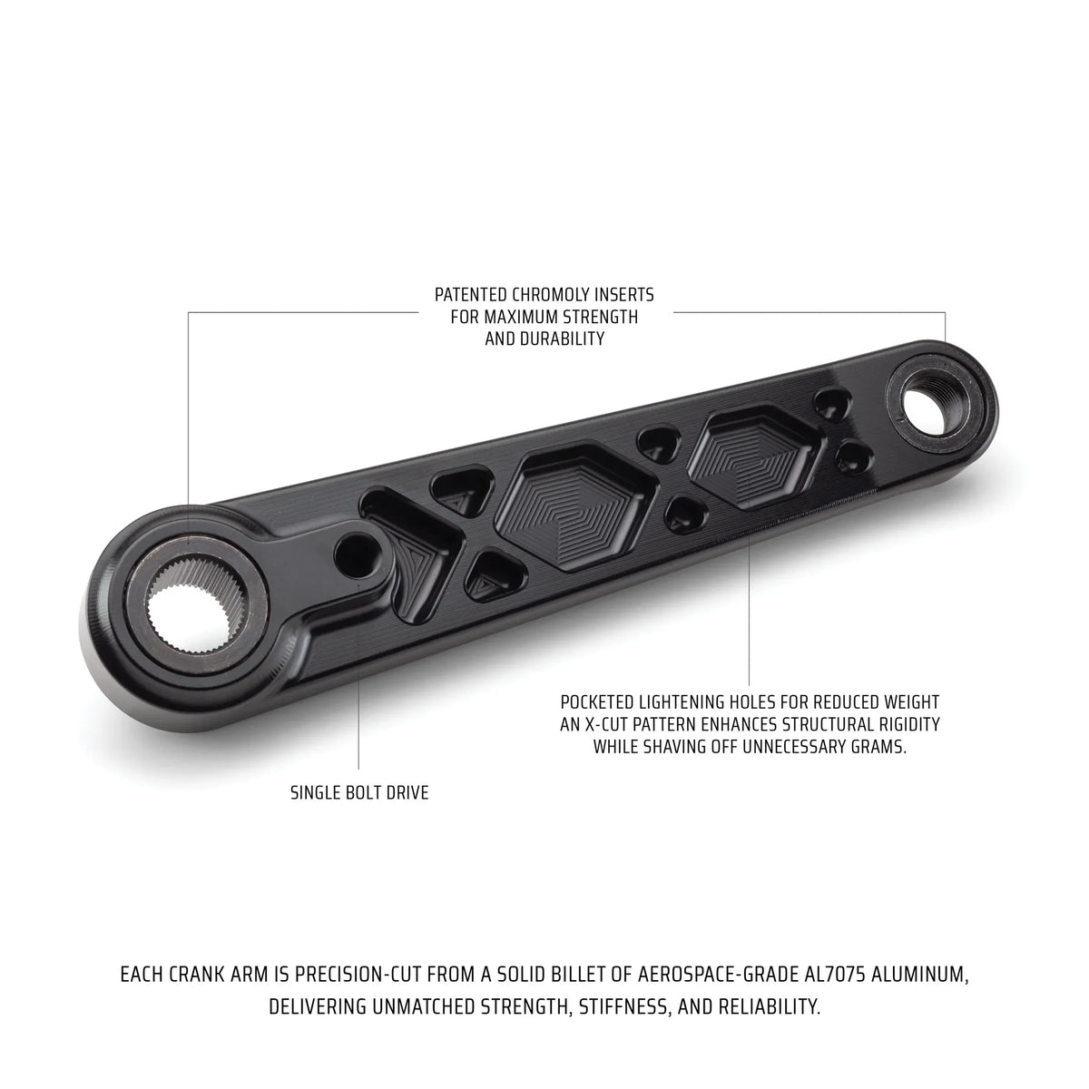 Ikonix BMX Parts 175mm IKONIX Billet Crankset
