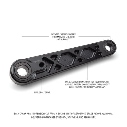Ikonix BMX Parts 175mm IKONIX Billet Crankset
