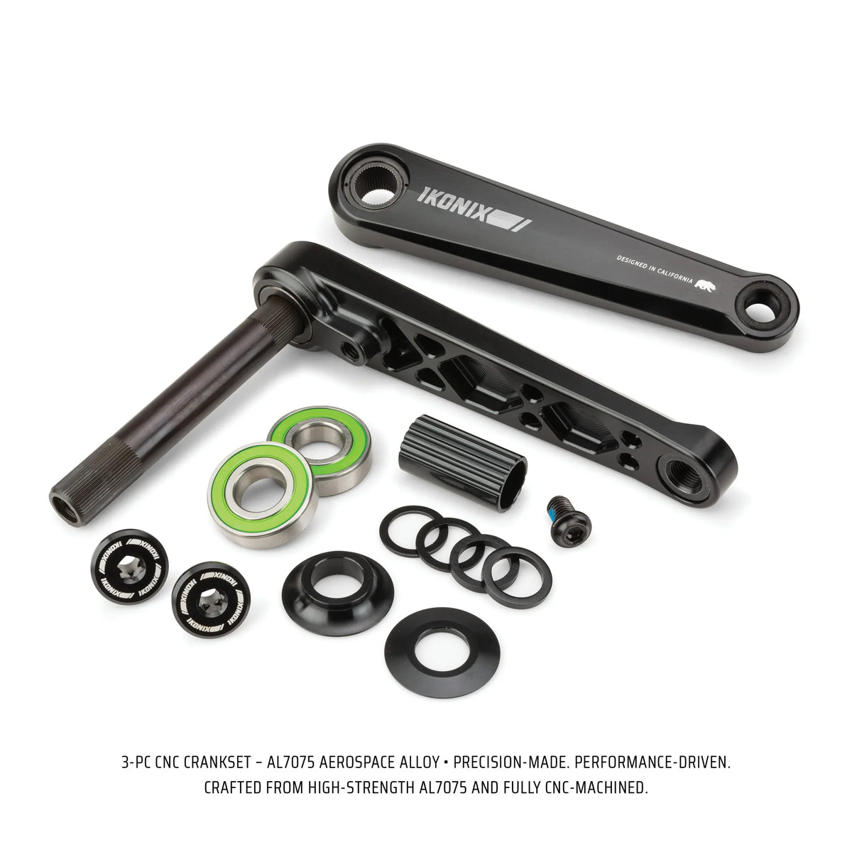 Ikonix BMX Parts 175mm IKONIX Billet Crankset