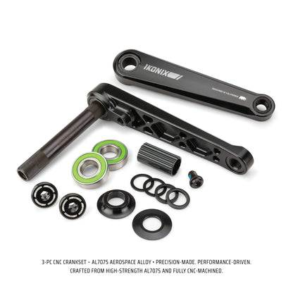 Ikonix BMX Parts 175mm IKONIX Billet Crankset