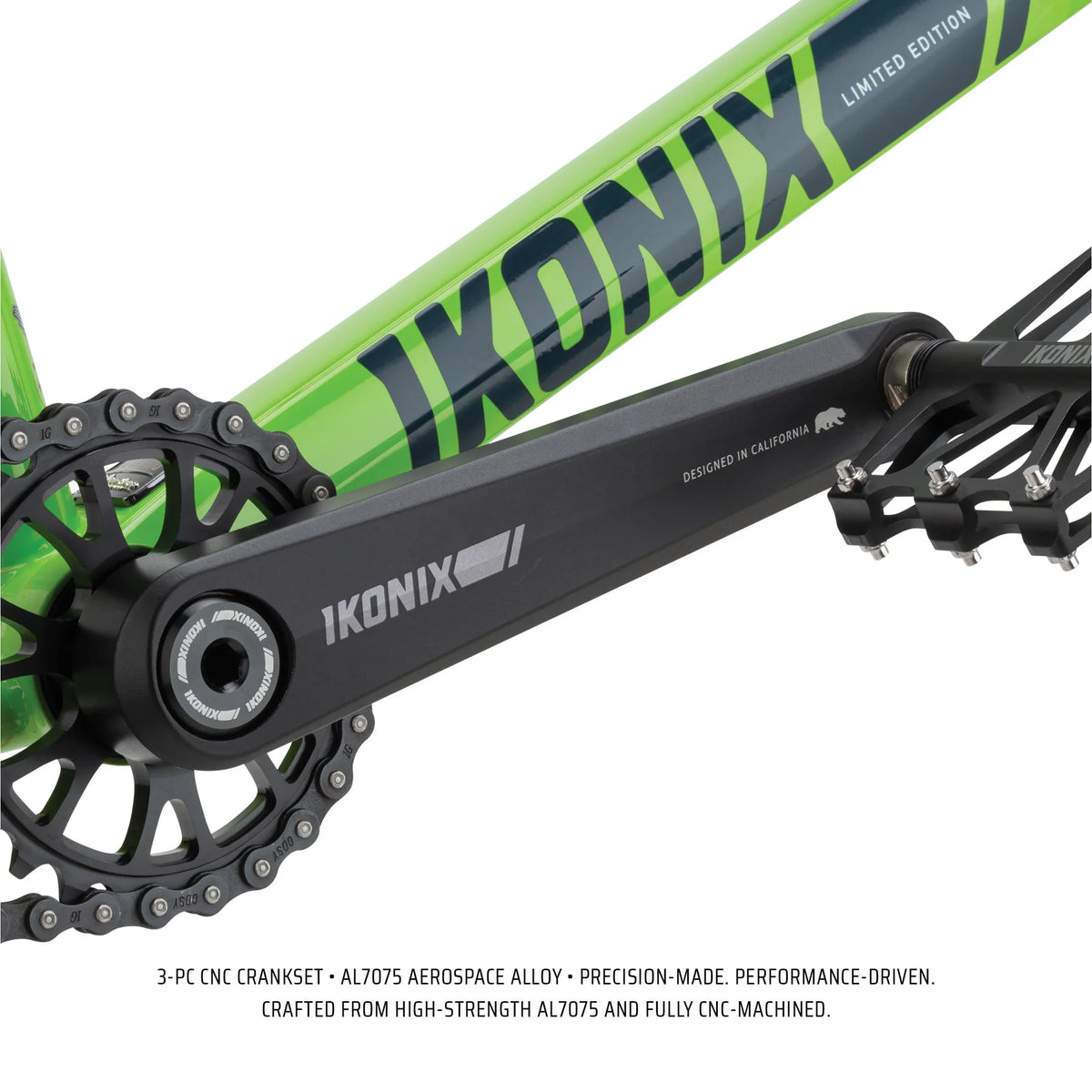 Ikonix BMX Parts 175mm IKONIX Billet Crankset