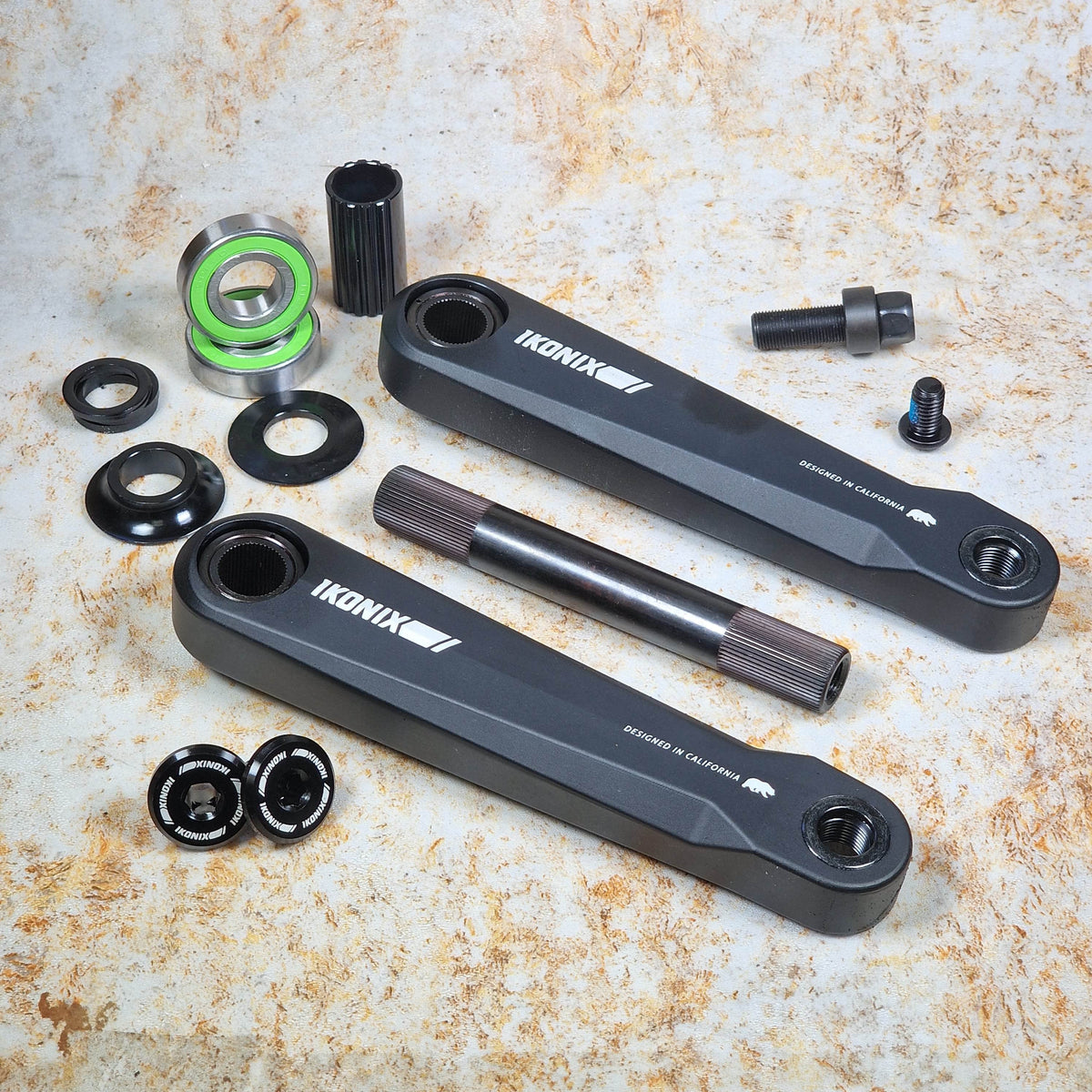 Ikonix BMX Parts 175mm IKONIX Billet Crankset
