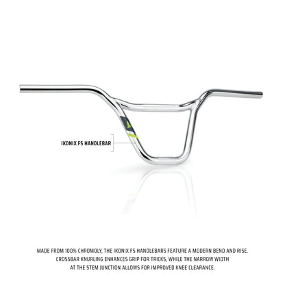 Ikonix BMX Parts Chrome IKONIX FS Bar Chrome
