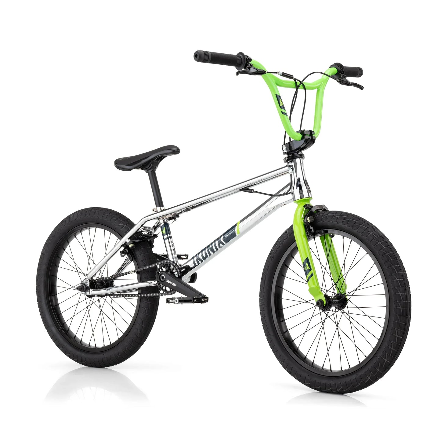 Ikonix BMX Parts IKONIX FS1 Frameset Chrome / Green 50% DEPOSIT