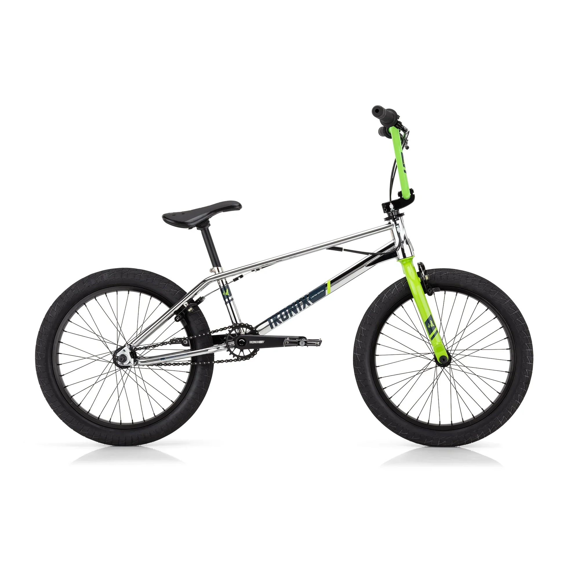 Ikonix BMX Parts IKONIX FS1 Frameset Chrome / Green 50% DEPOSIT