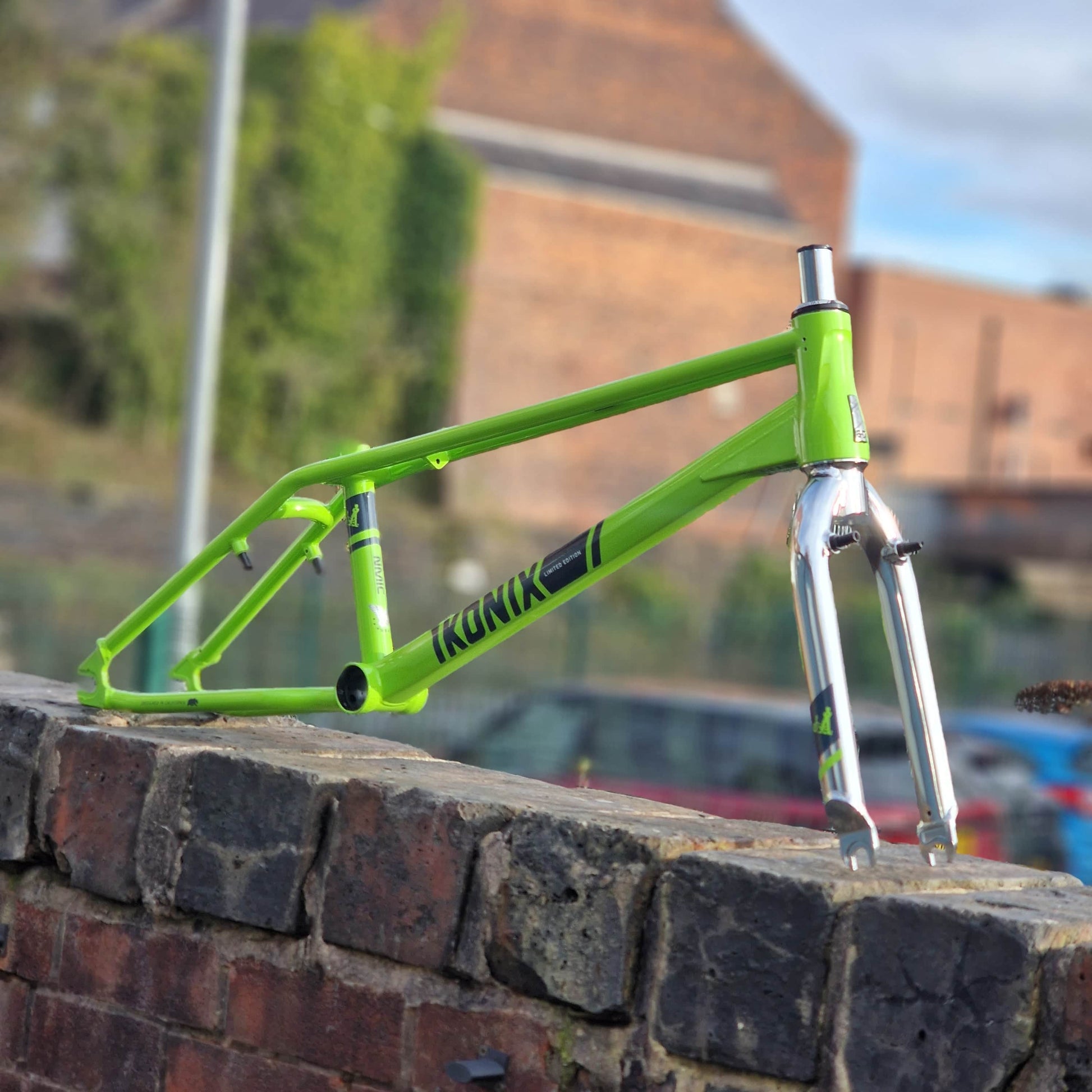 Ikonix BMX Parts IKONIX FS1 Frameset Green / Chrome