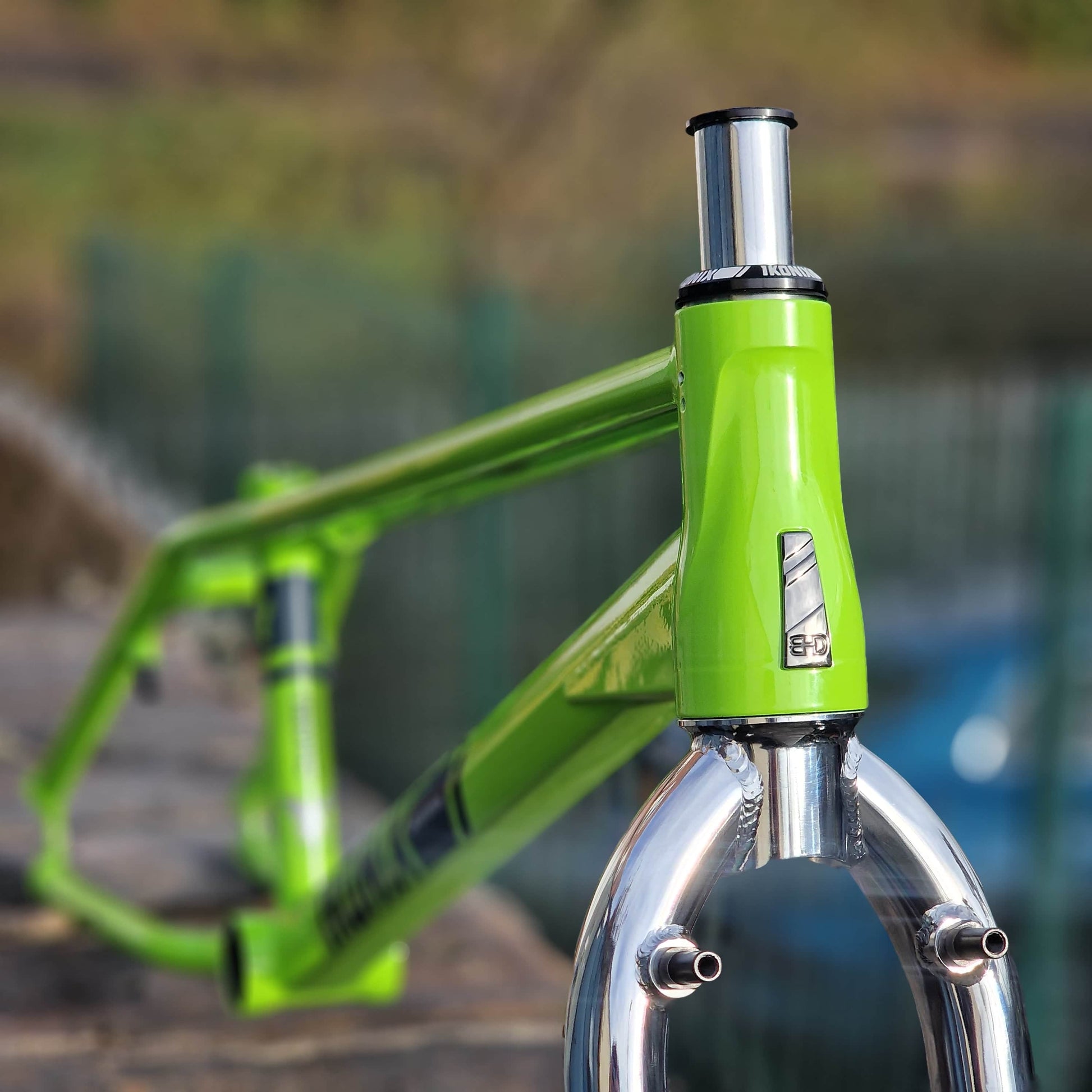 Ikonix BMX Parts IKONIX FS1 Frameset Green / Chrome