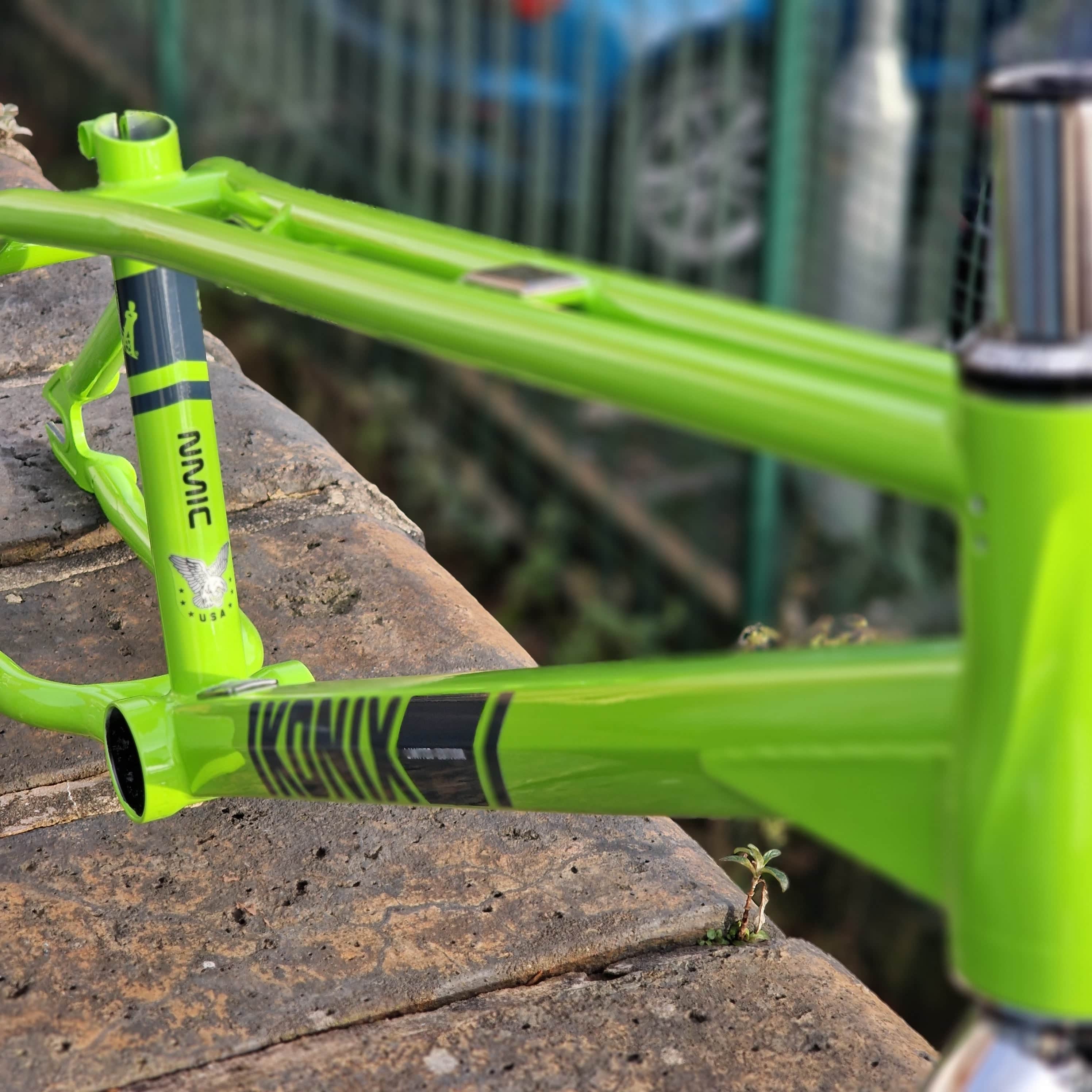 IKONIX FS1 Frameset BMX Green / Chrome | Alans BMX