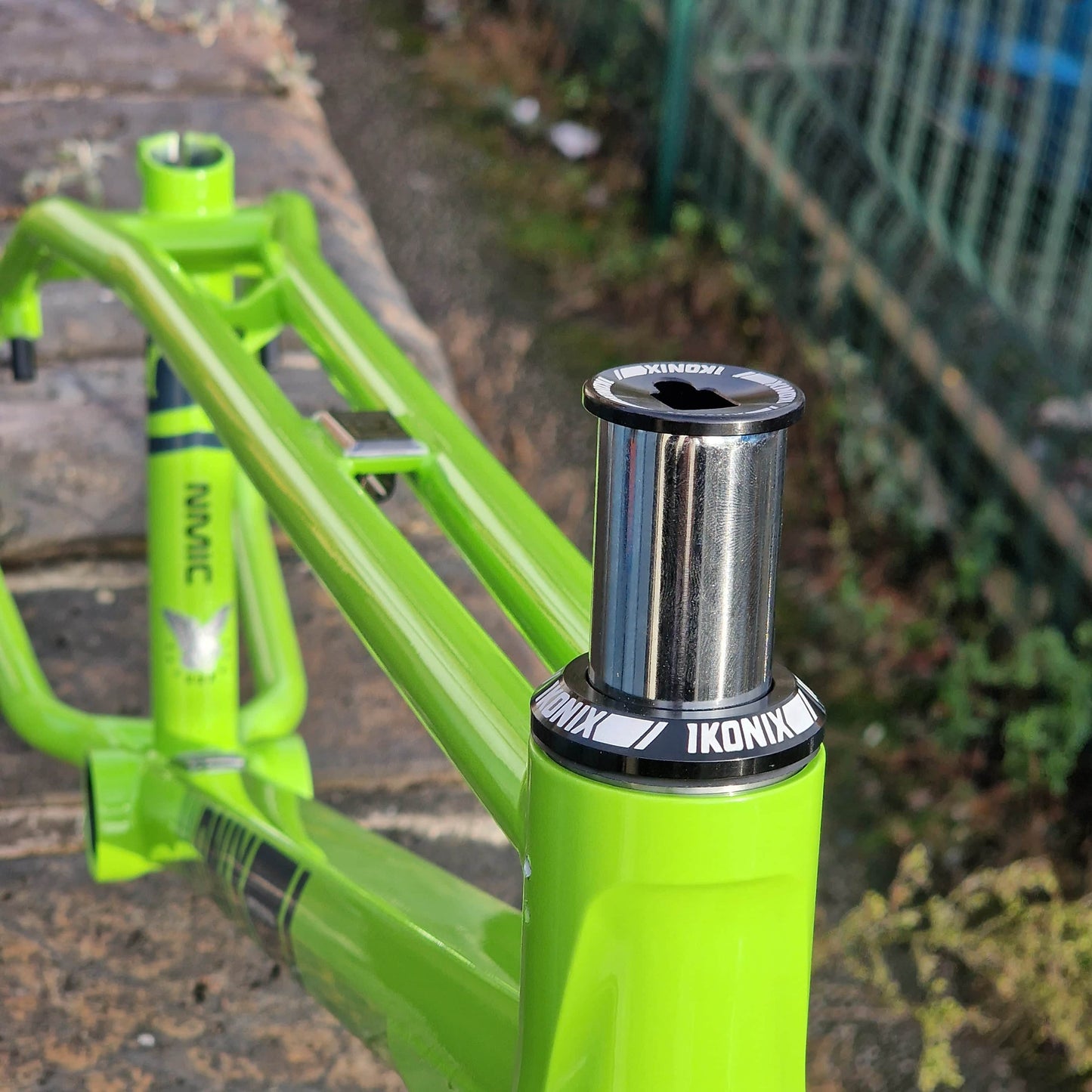 Ikonix BMX Parts IKONIX FS1 Frameset Green / Chrome