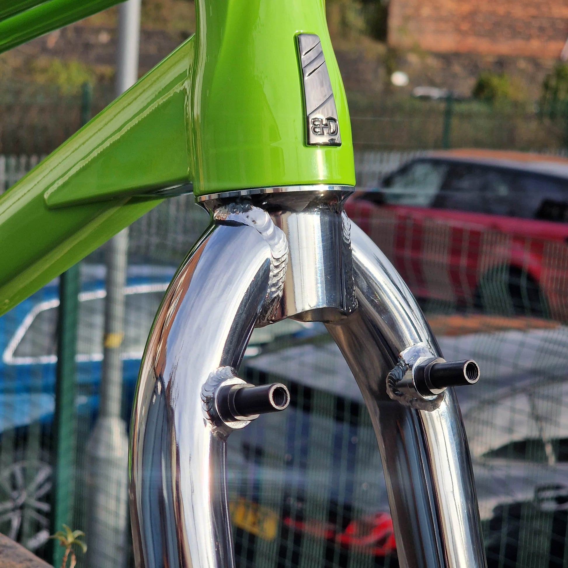 Ikonix BMX Parts IKONIX FS1 Frameset Green / Chrome