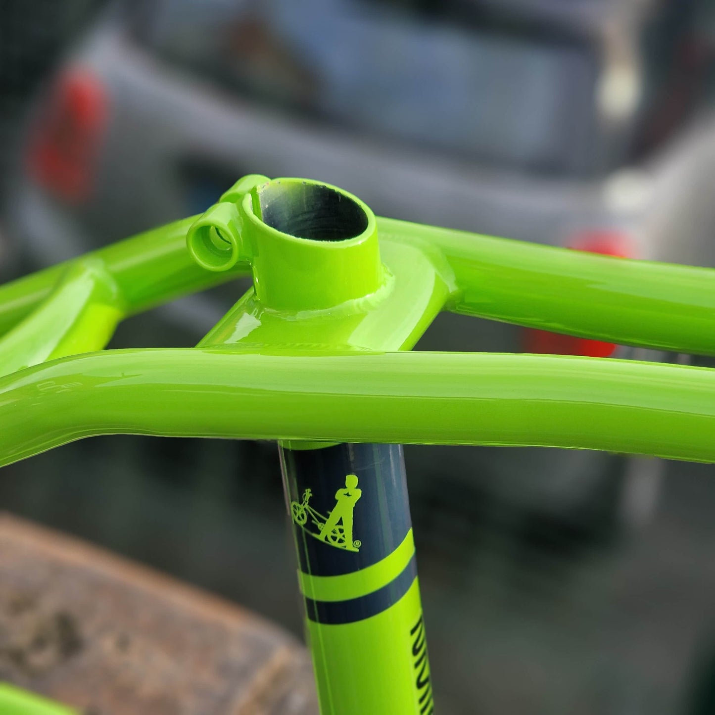 Ikonix BMX Parts IKONIX FS1 Frameset Green / Chrome
