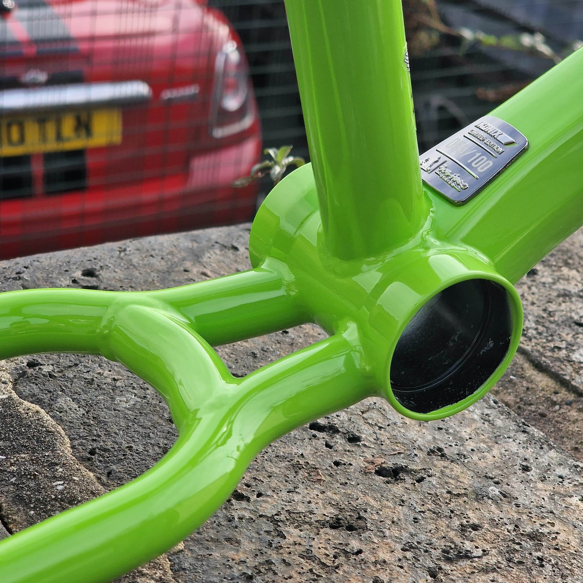 Ikonix BMX Parts IKONIX FS1 Frameset Green / Chrome