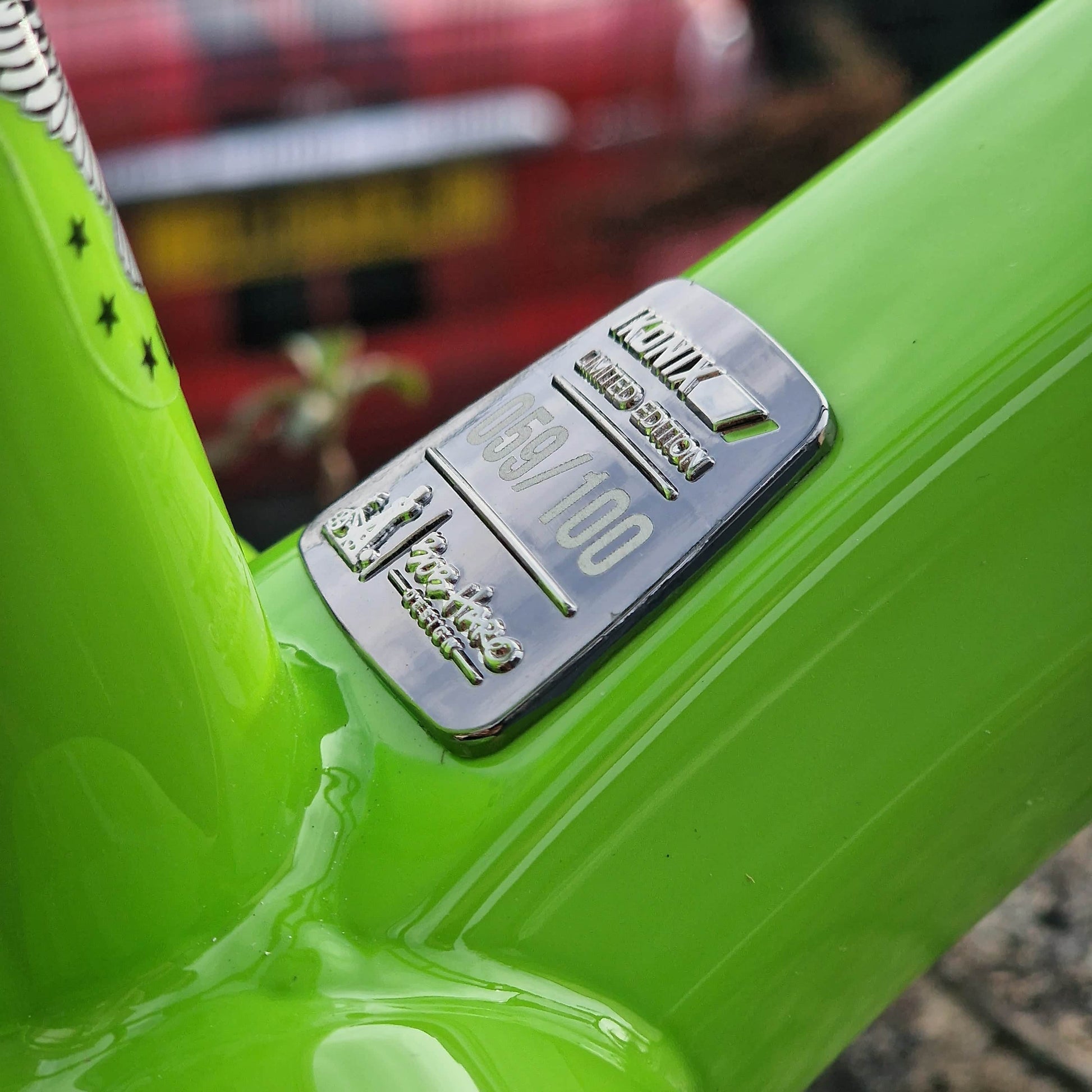 Ikonix BMX Parts IKONIX FS1 Frameset Green / Chrome