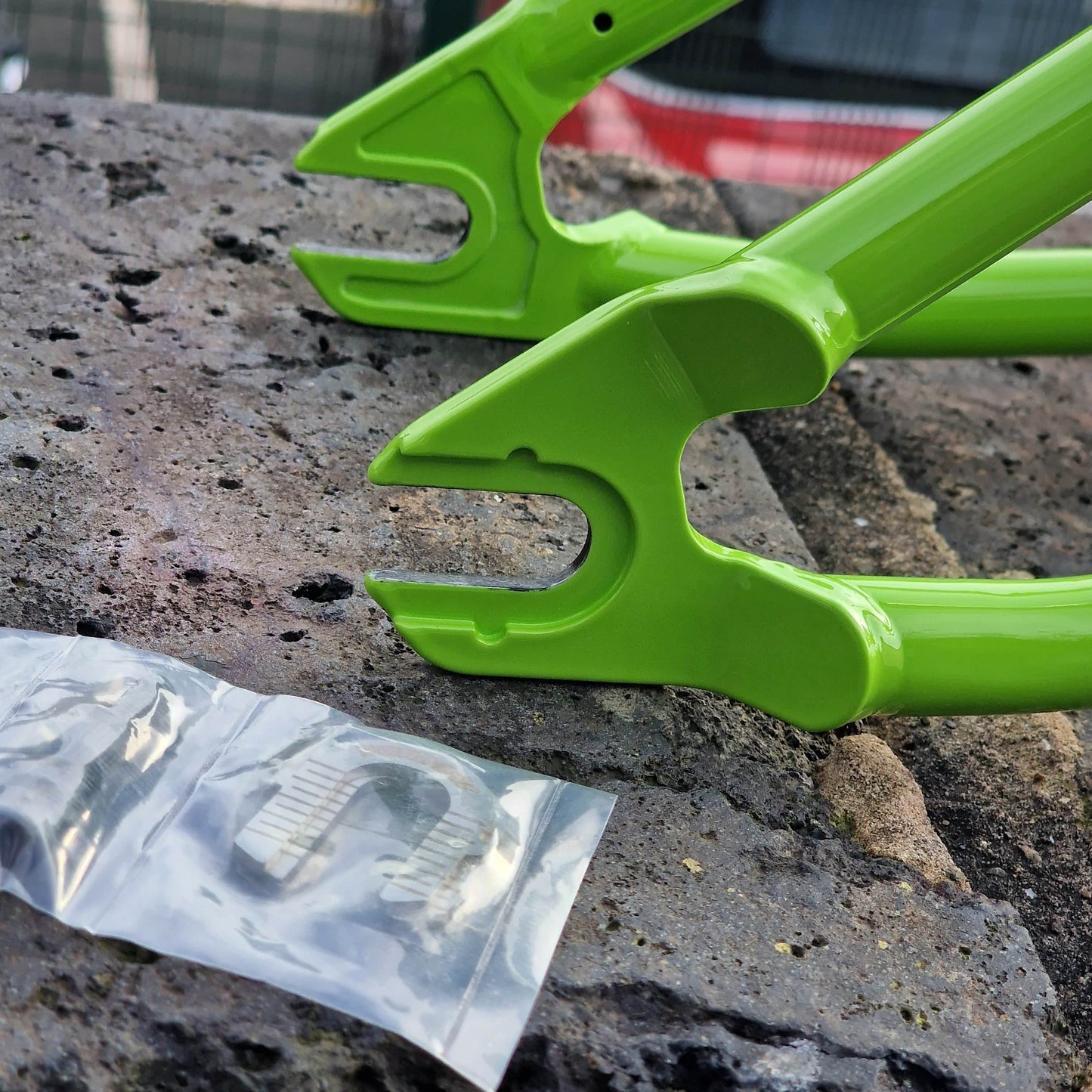 Ikonix BMX Parts IKONIX FS1 Frameset Green / Chrome