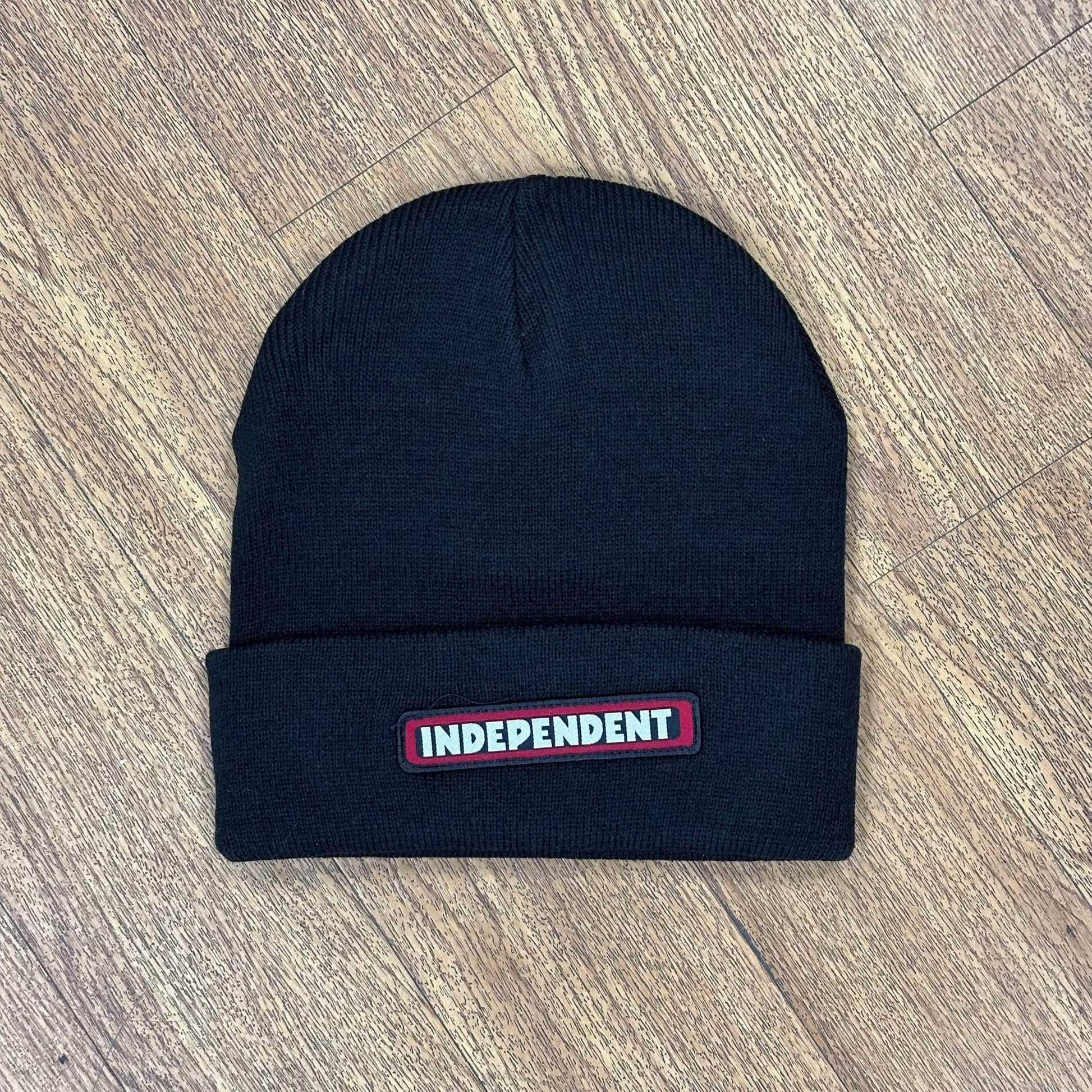 Independent Clothing & Shoes Black Independent Bar Logo Beanie Black