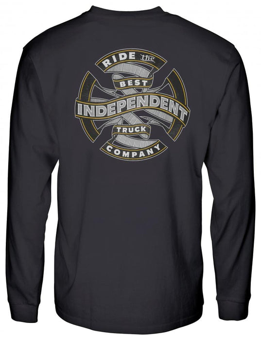 Independent Clothing & Shoes Independent BC Ribbon Long Sleeve T-Shirt Black